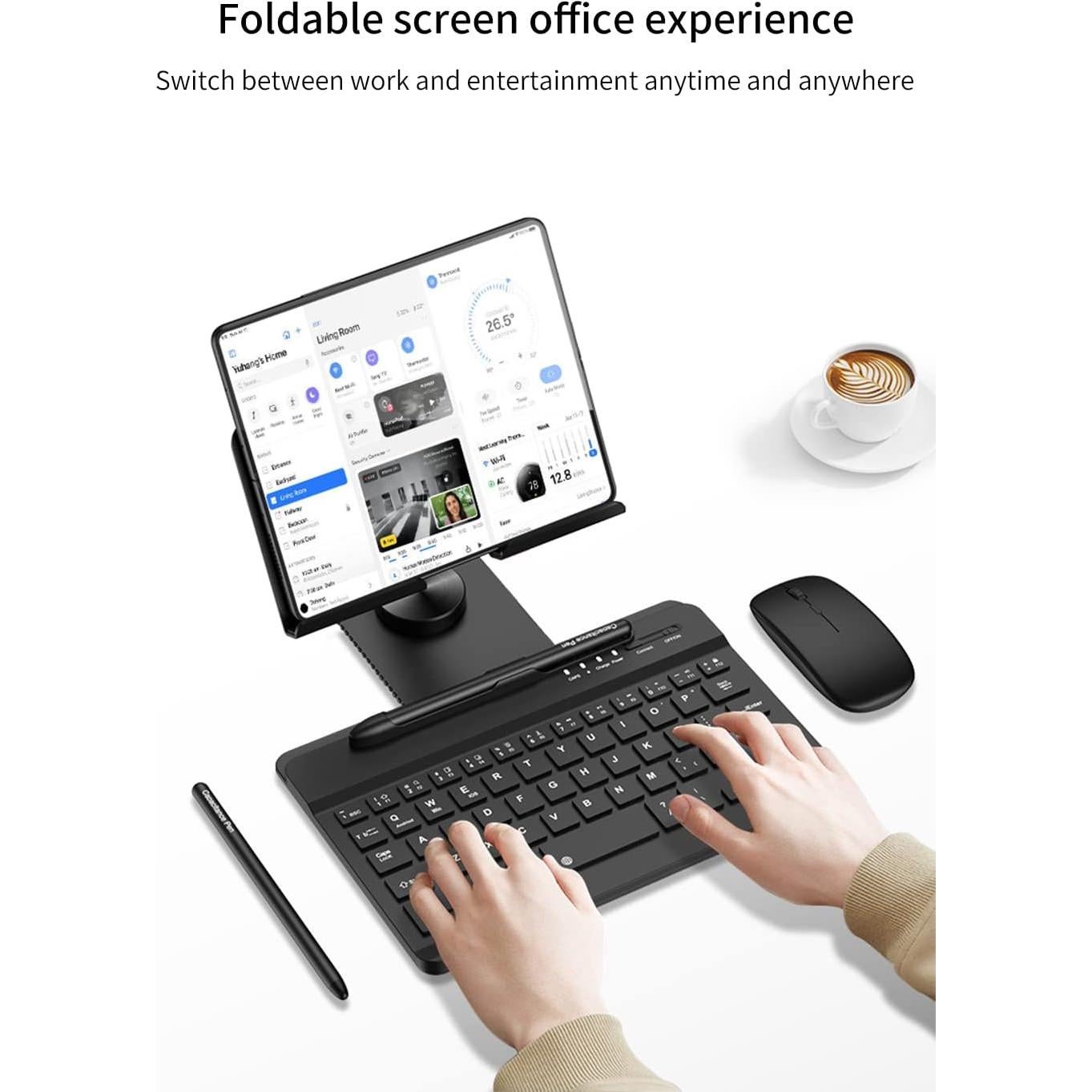 Soporte SHIEID para Galaxy Z Fold 6, 4 Piezas, Gris