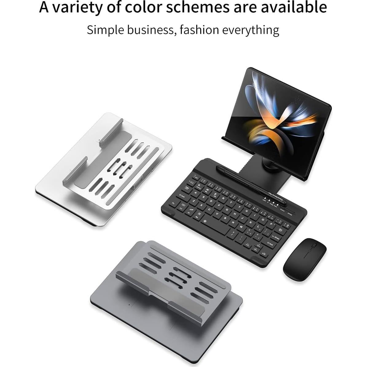 Soporte SHIEID para Galaxy Z Fold 6, 4 Piezas, Gris