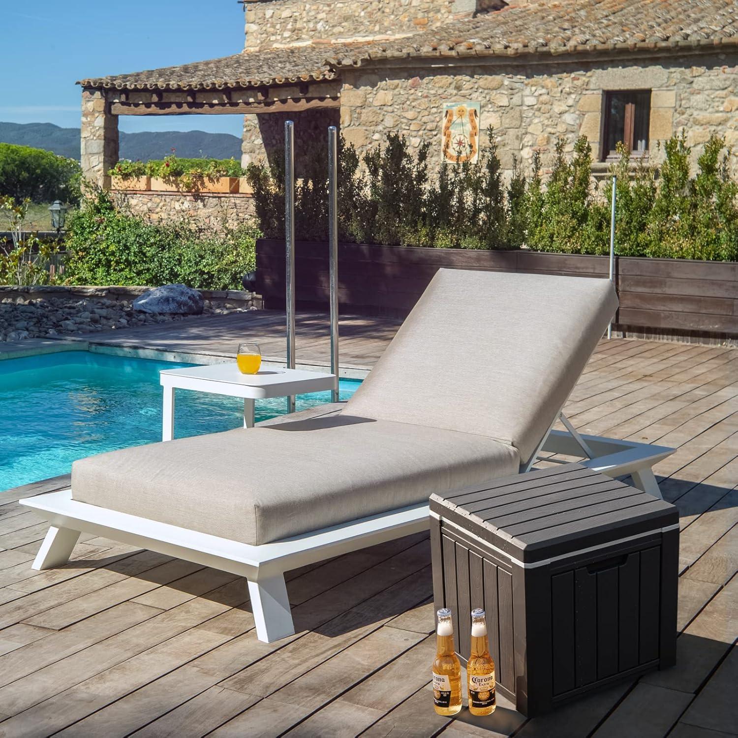 Nevera de Camping GYMAX 37.85 L Aislada Portátil con Mangos