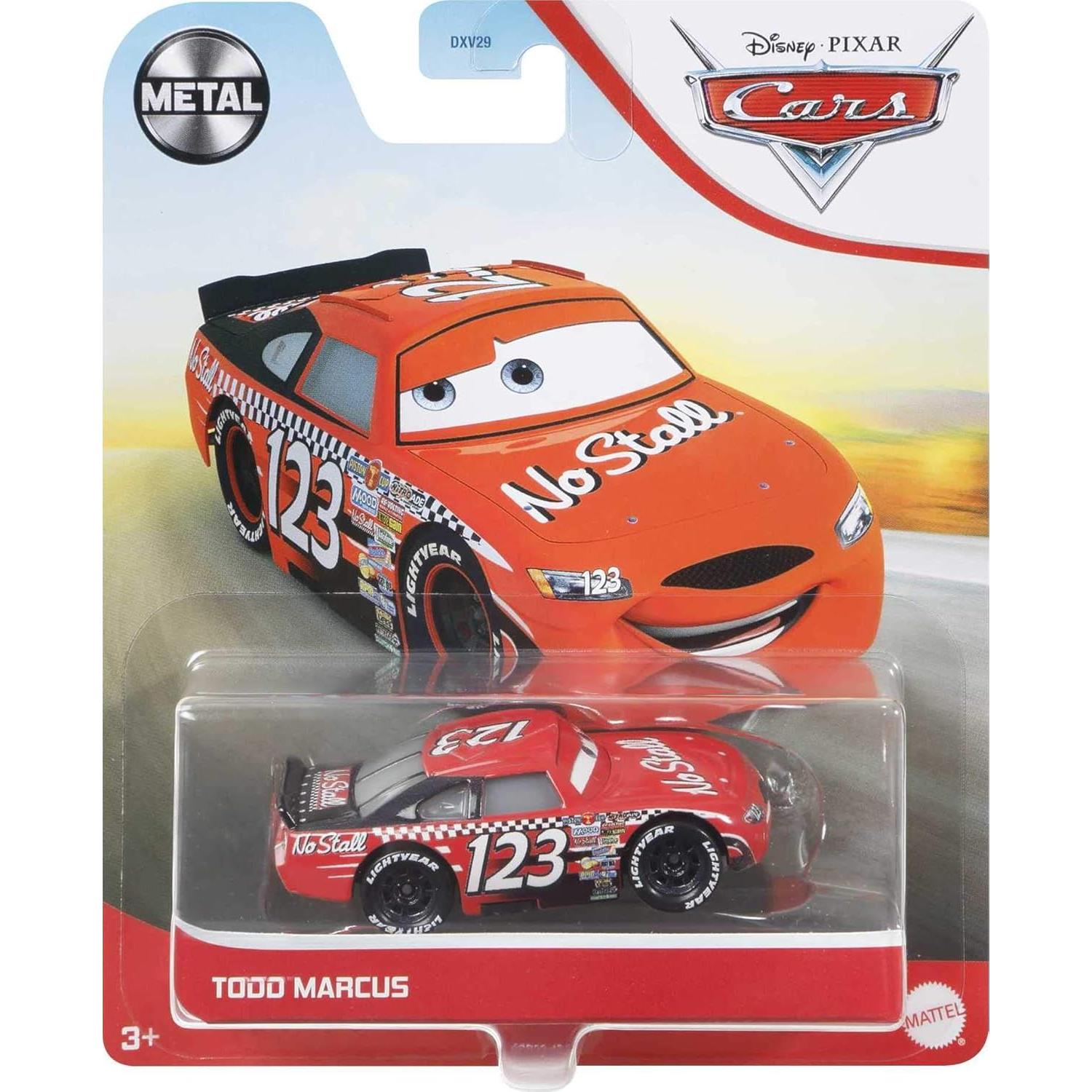 Miniatura de Vehículo Disney Cars Todd Marcus 1:55 - Mattel