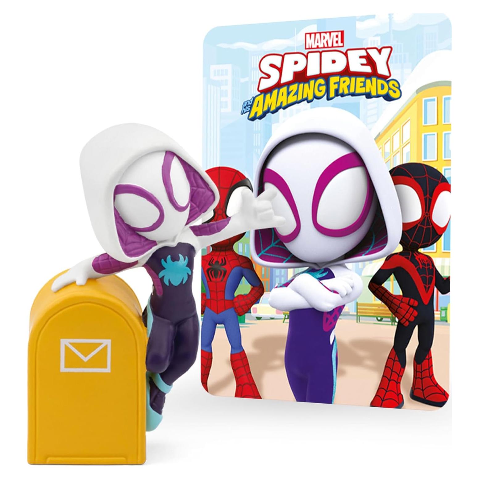 Tonies Ghost-Spider Audio Toy Character from Marvel's Spidey and His Amazing Friends