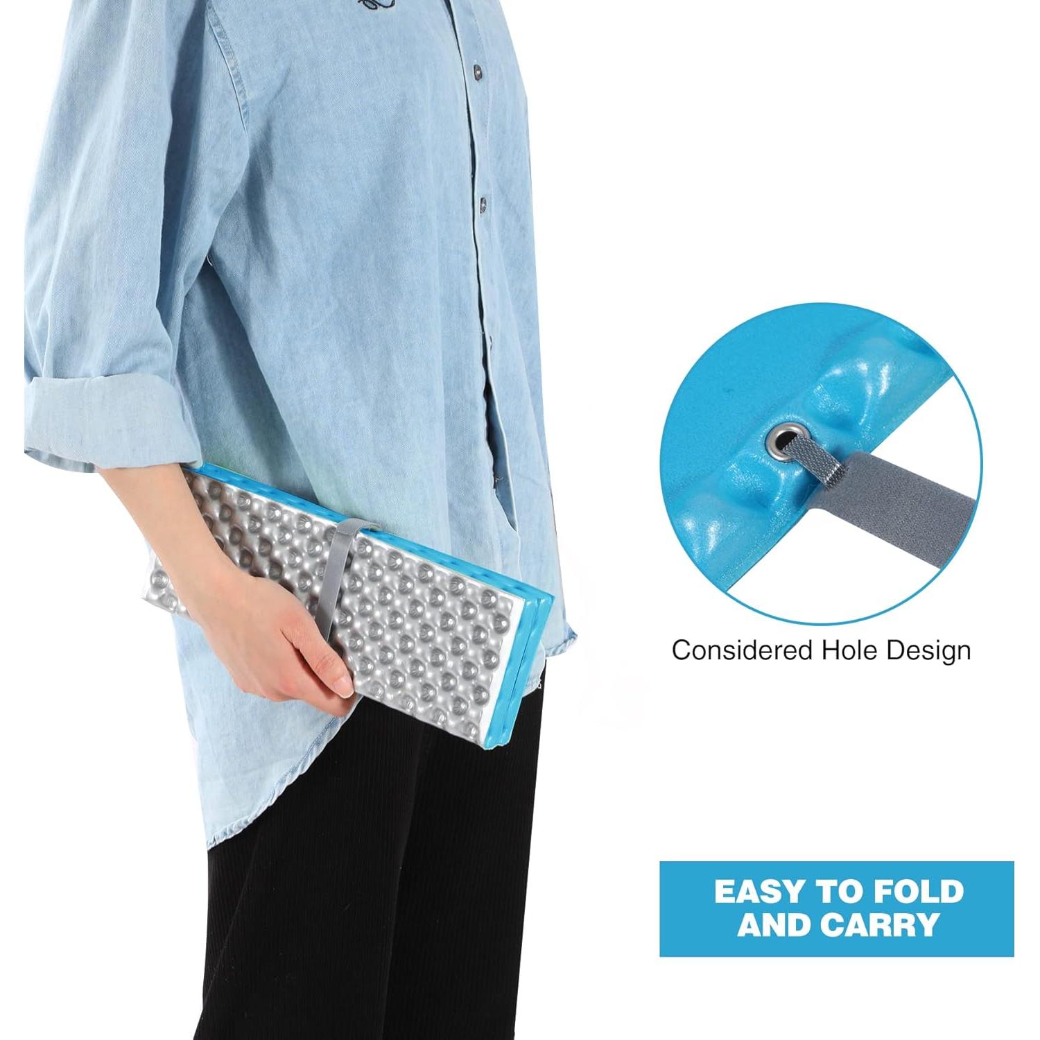 Almohadilla de Espuma REDCAMP Plegable Azul 40x28 cm