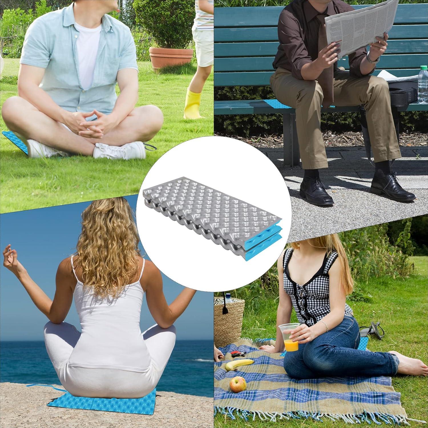 Almohadilla de Espuma REDCAMP Plegable Azul 40x28 cm