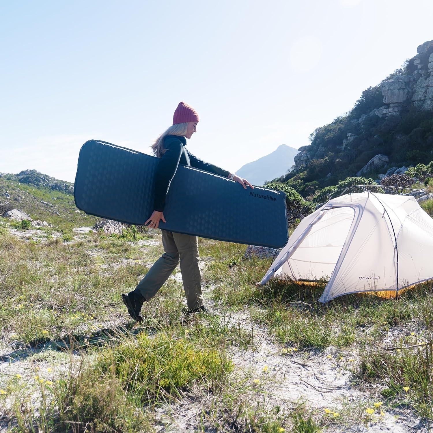 Colchoneta Autoinflable Ultraligera Naturehike Yugu 185x55cm