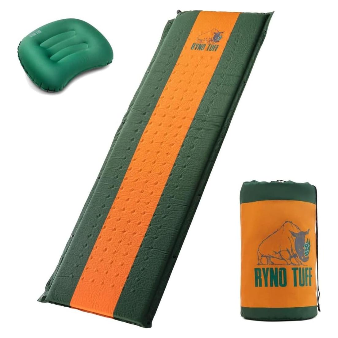 Colchoneta de Camping Autoinflable Ryno Tuff 190.5x63.5 cm