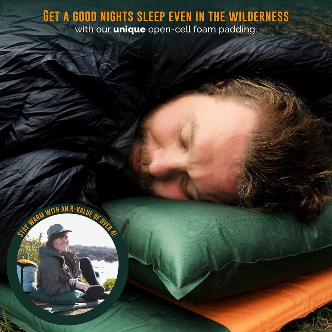 Colchoneta de Camping Autoinflable Ryno Tuff 190.5x63.5 cm