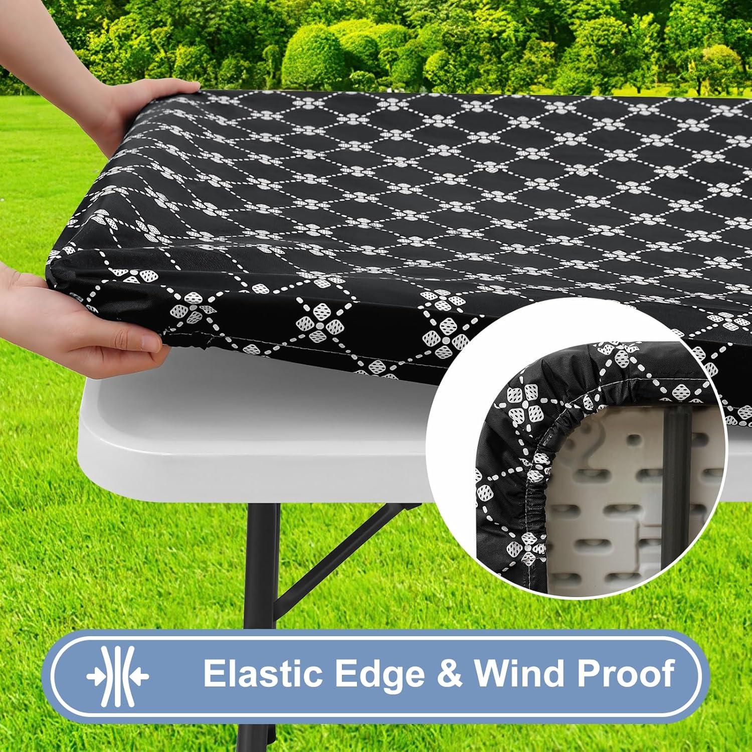 Mantel Cuadrado Impermeable Misaya 86.36 cm Negro