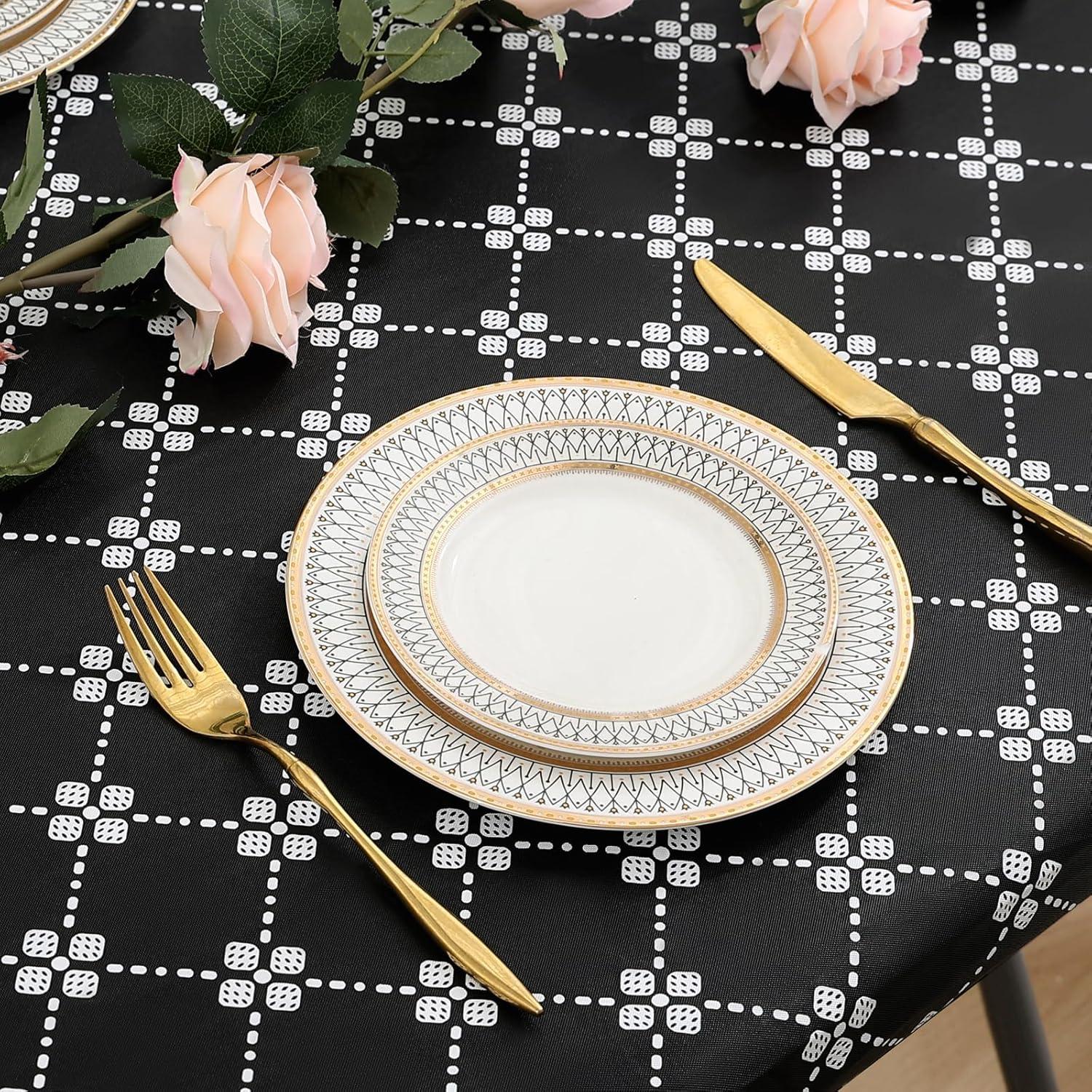 Mantel Cuadrado Impermeable Misaya 86.36 cm Negro