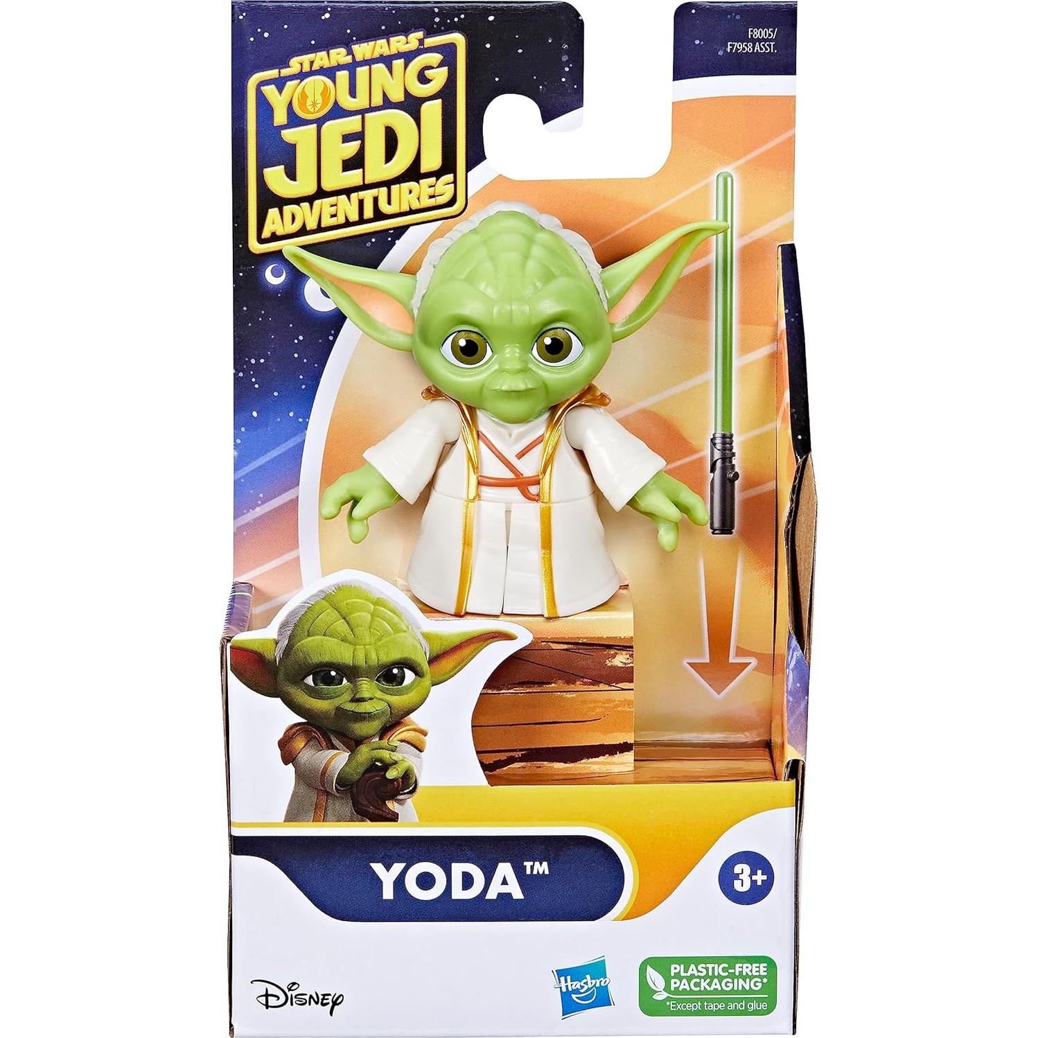 Figura de Acción Yoda Star Wars 7.5 cm con Accesorios