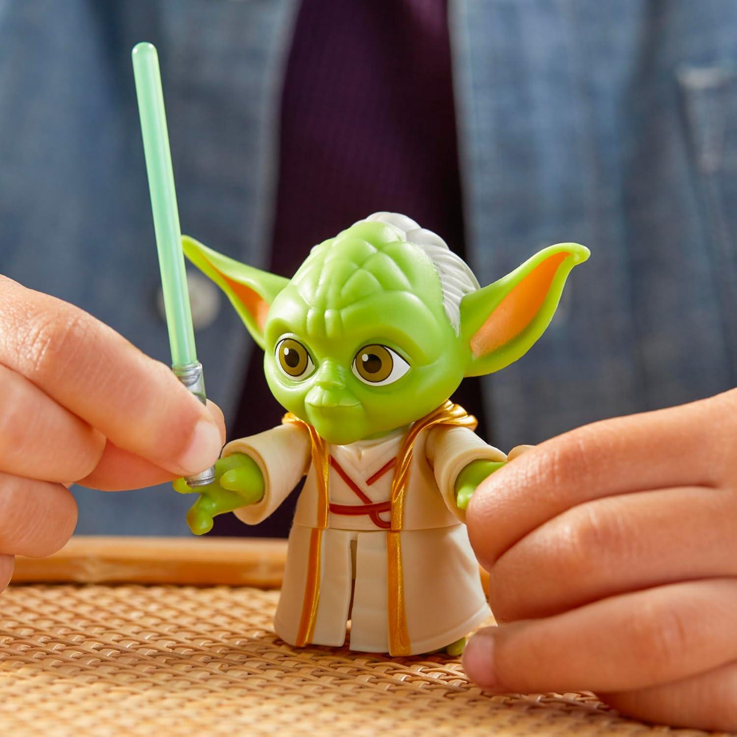 Figura de Acción Yoda Star Wars 7.5 cm con Accesorios