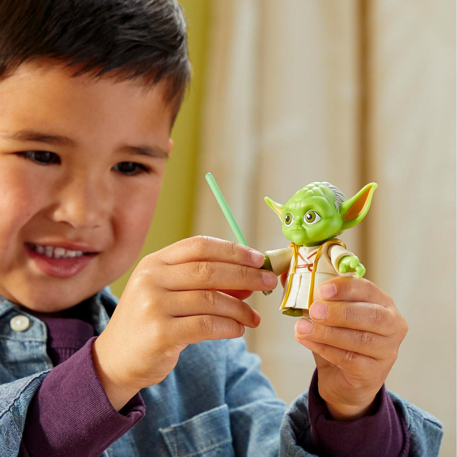 Figura de Acción Yoda Star Wars 7.5 cm con Accesorios