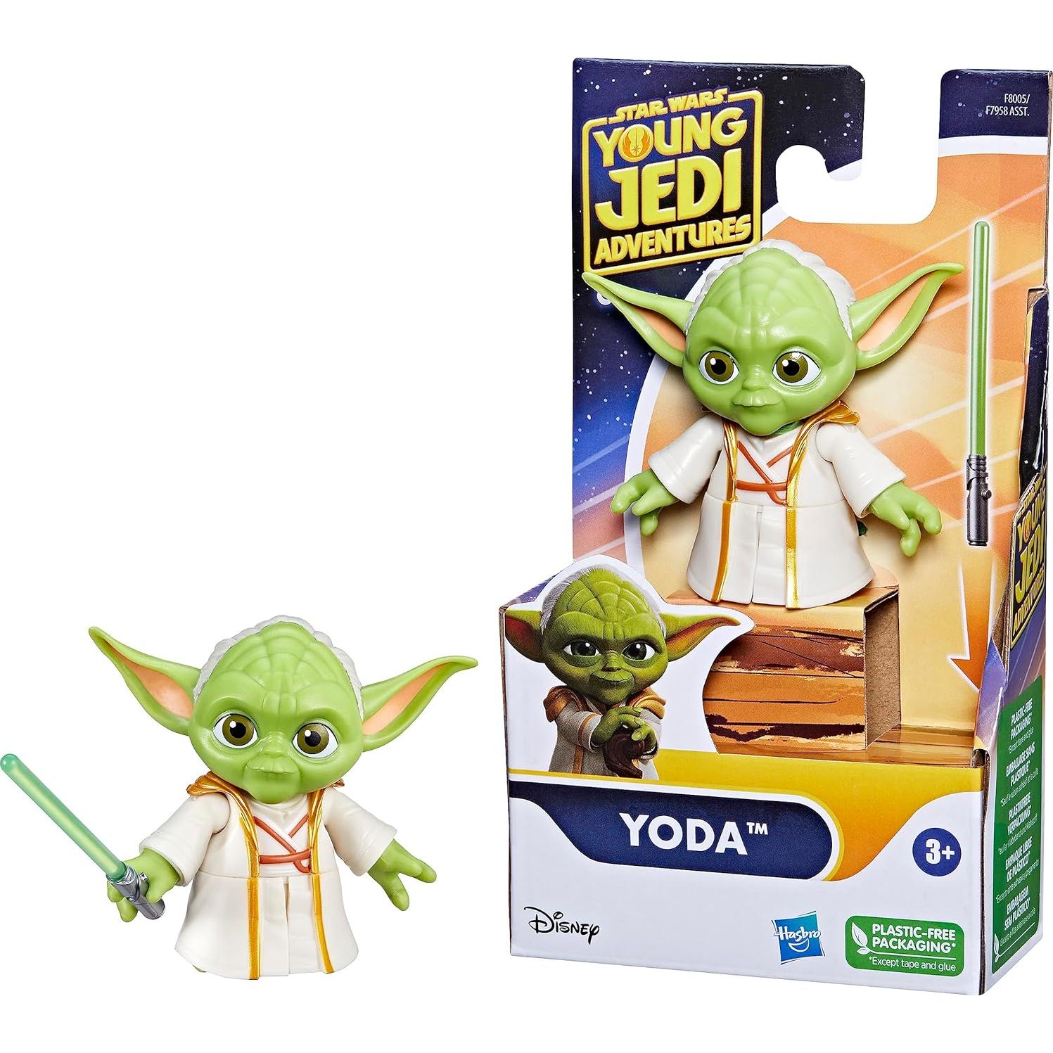Figura de Acción Yoda Star Wars 7.5 cm con Accesorios