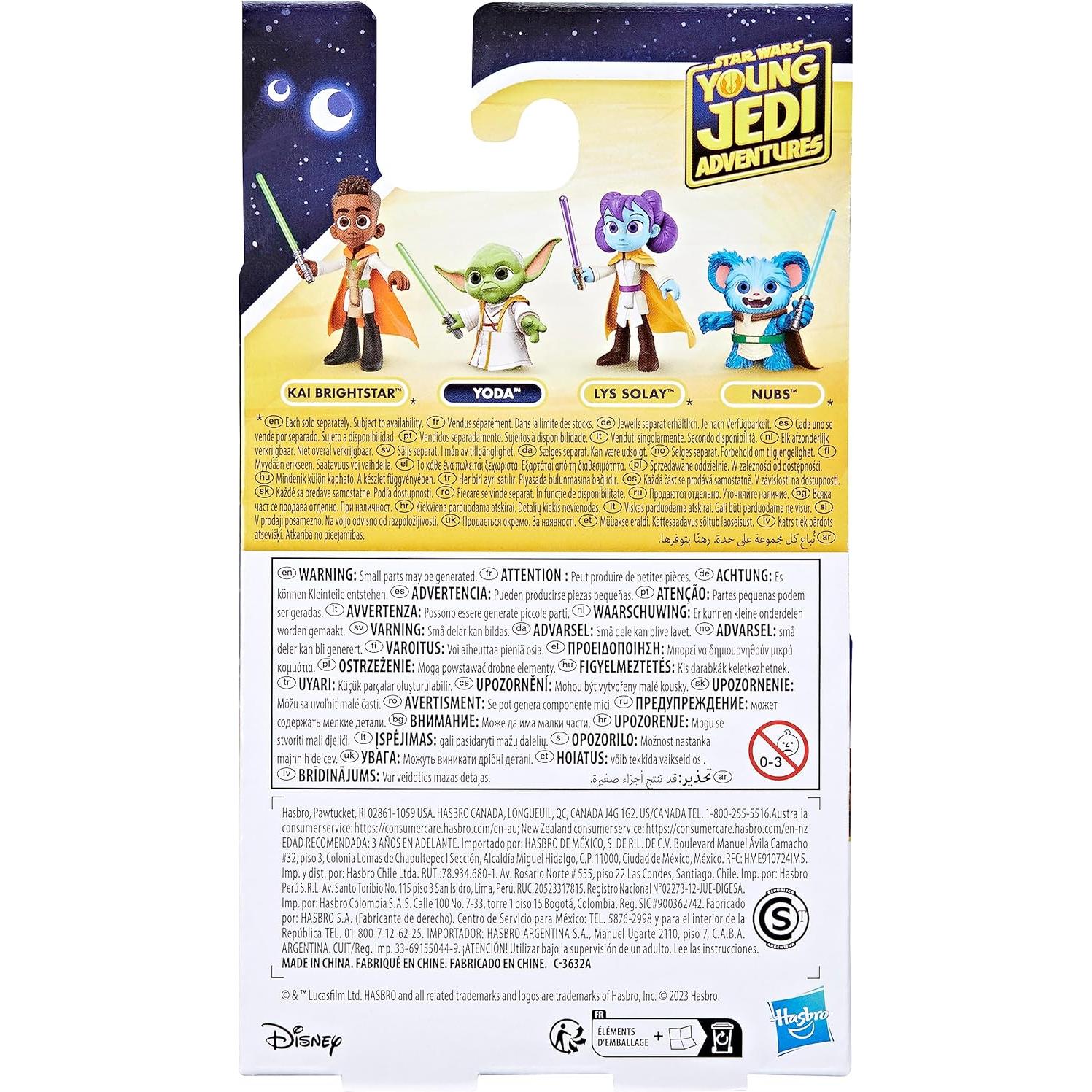 Figura de Acción Yoda Star Wars 7.5 cm con Accesorios