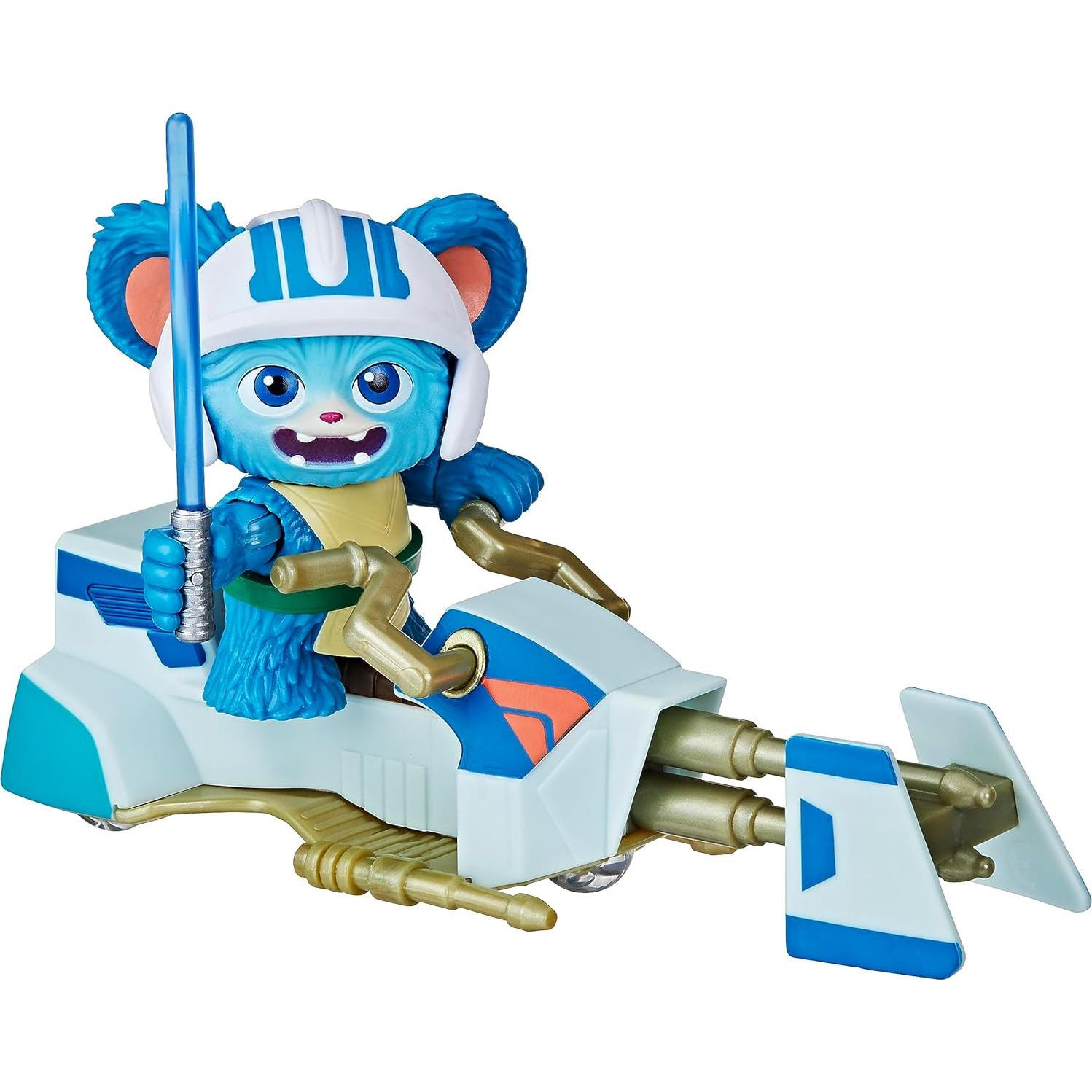 Figura Nubs y Moto Speeder Star Wars Hasbro 6 cm Juguete Preescolar