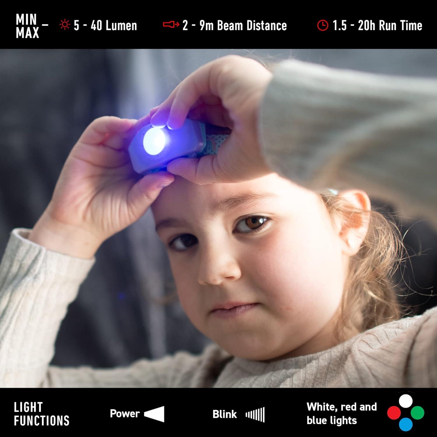 Linterna Frontal Ledlenser KIDLED2 Verde para Niños - Luz LED