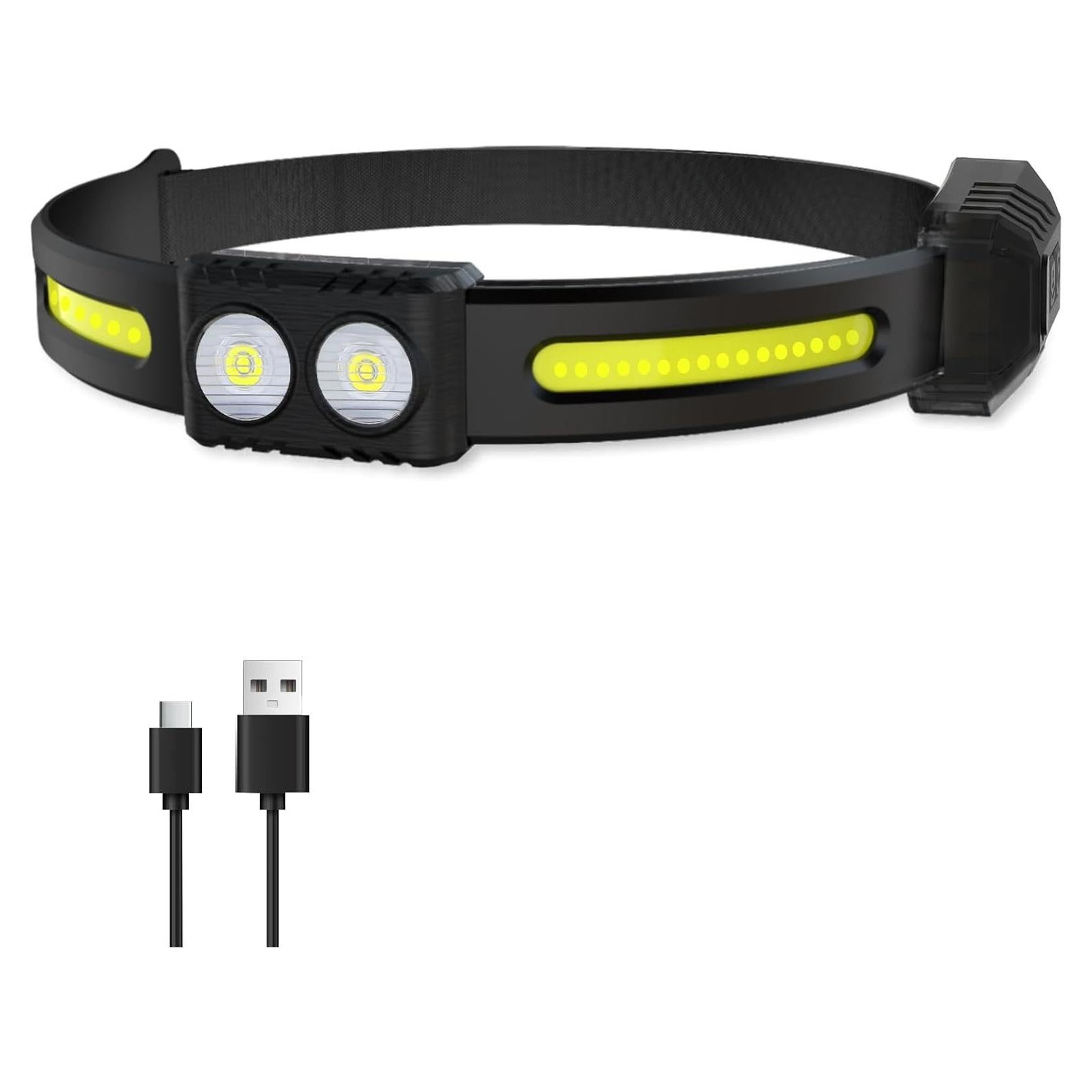 Linterna Frontal LED Recargable Spriak H307 230° 10 Modos