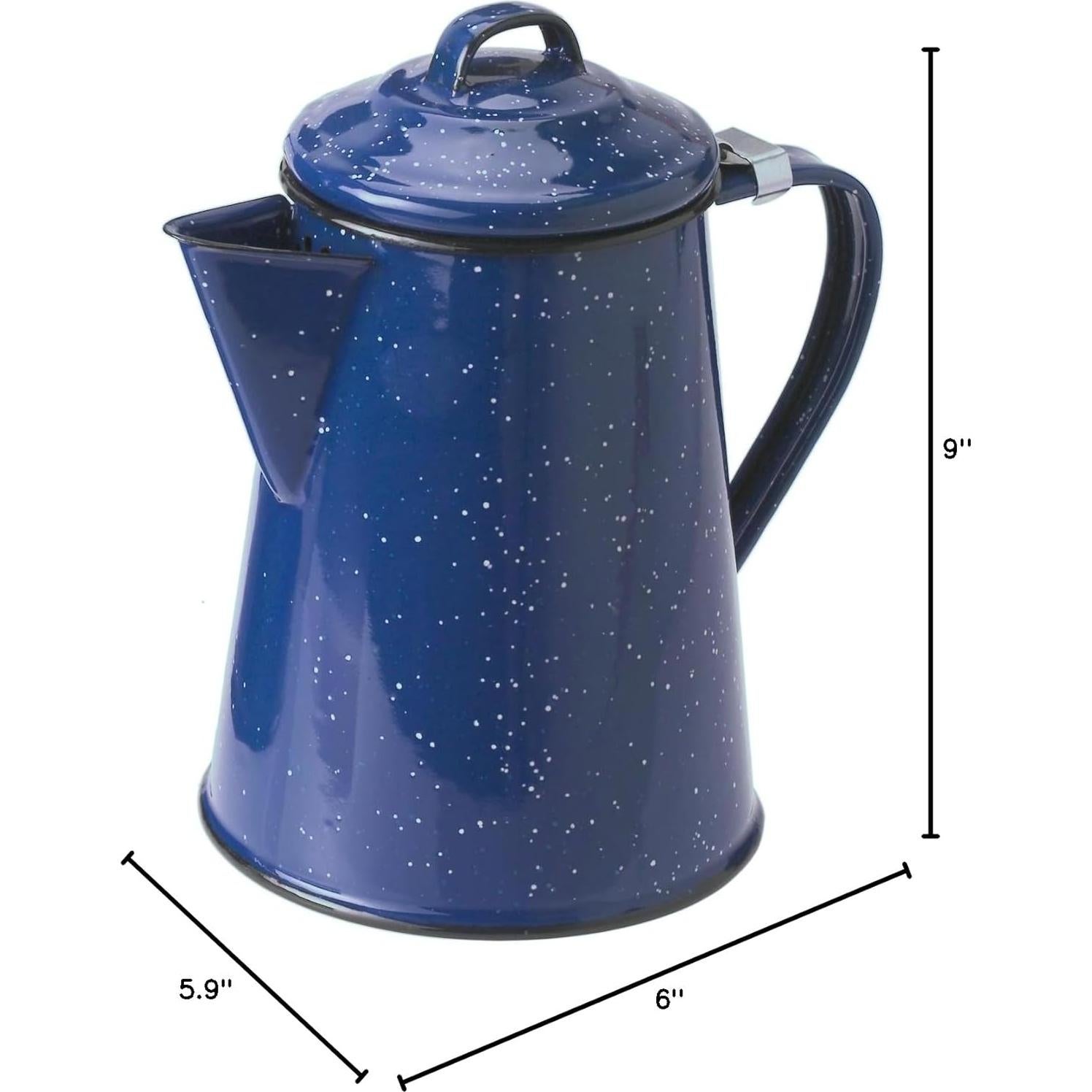 Olla de Café Esmaltada GSI Outdoors 1.9L 8 Tazas Azul