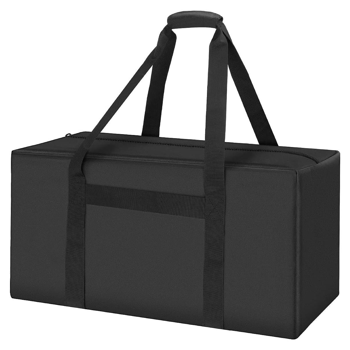 INFANZIA Duffel Travel Sports Equipment Bag, Long Luggage Bag with Upgrade Zipper Water Resistant, Extra Large Foldable Storage Bag for Camping, Tent, Tripod, Fishing(24x12x12 inch,1PCS)