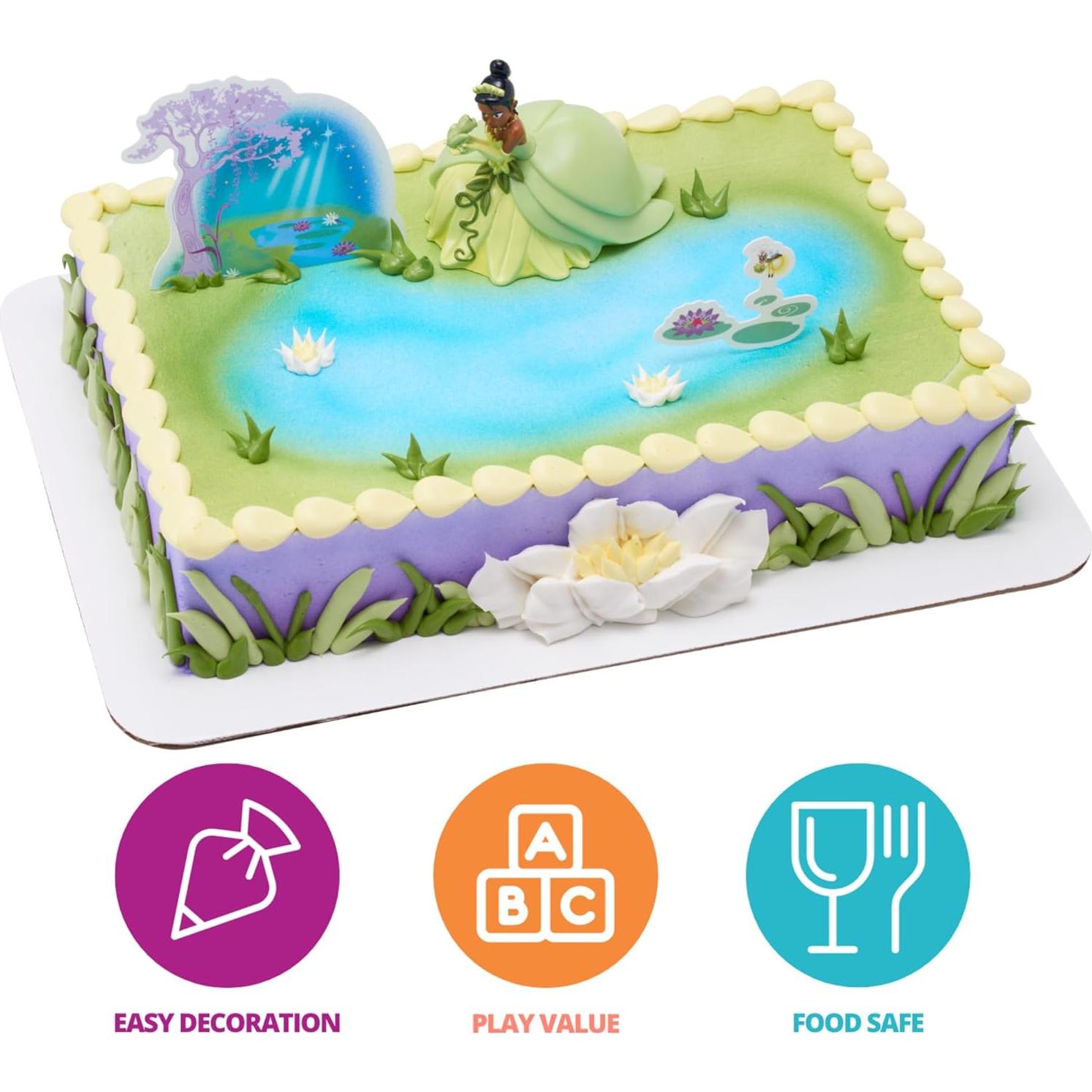 Adorno de Pastel DecoSet Princesa Disney Tiana 3 Piezas