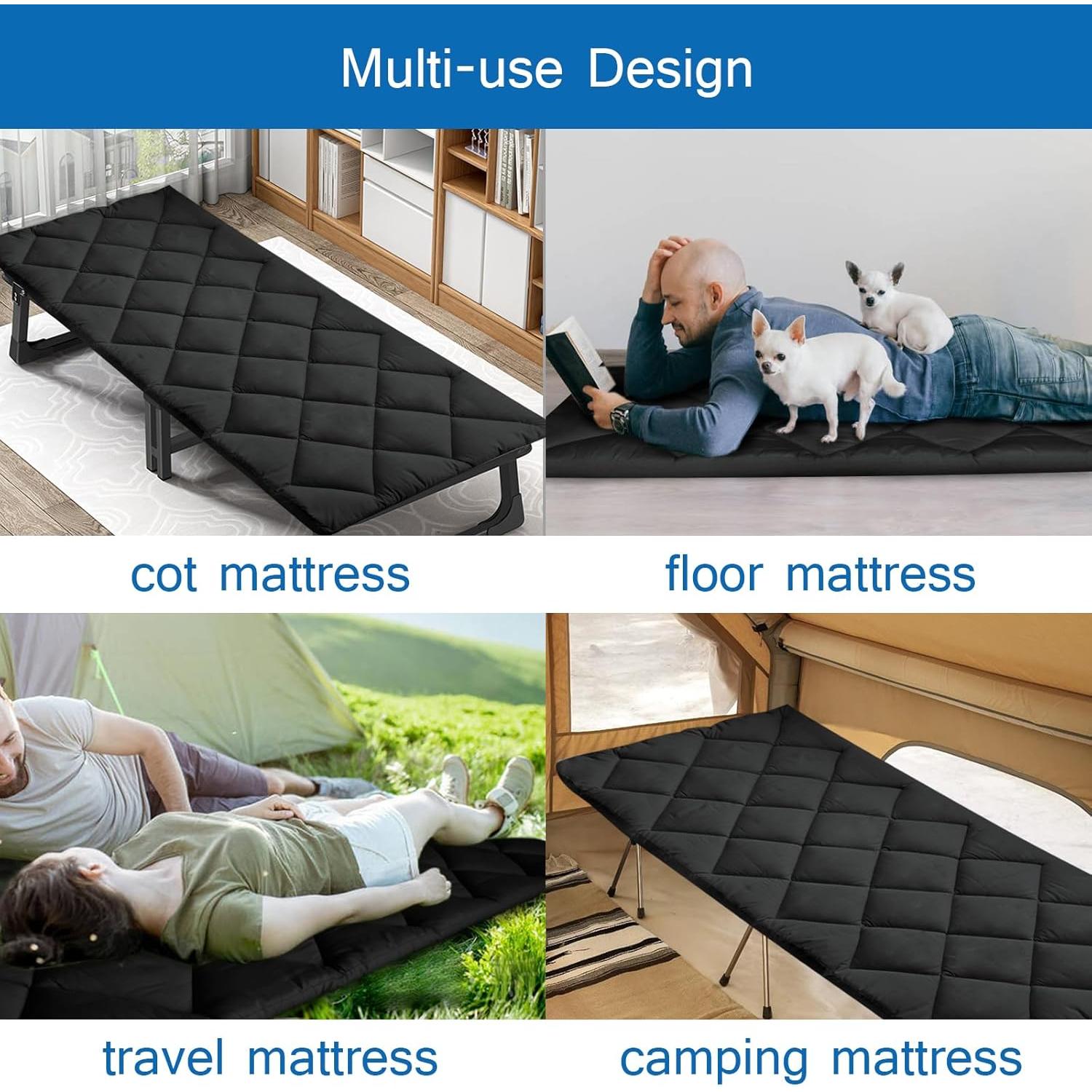 Almohadilla para Cama de Camping Coldwind 75x30x5 cm Microfibra