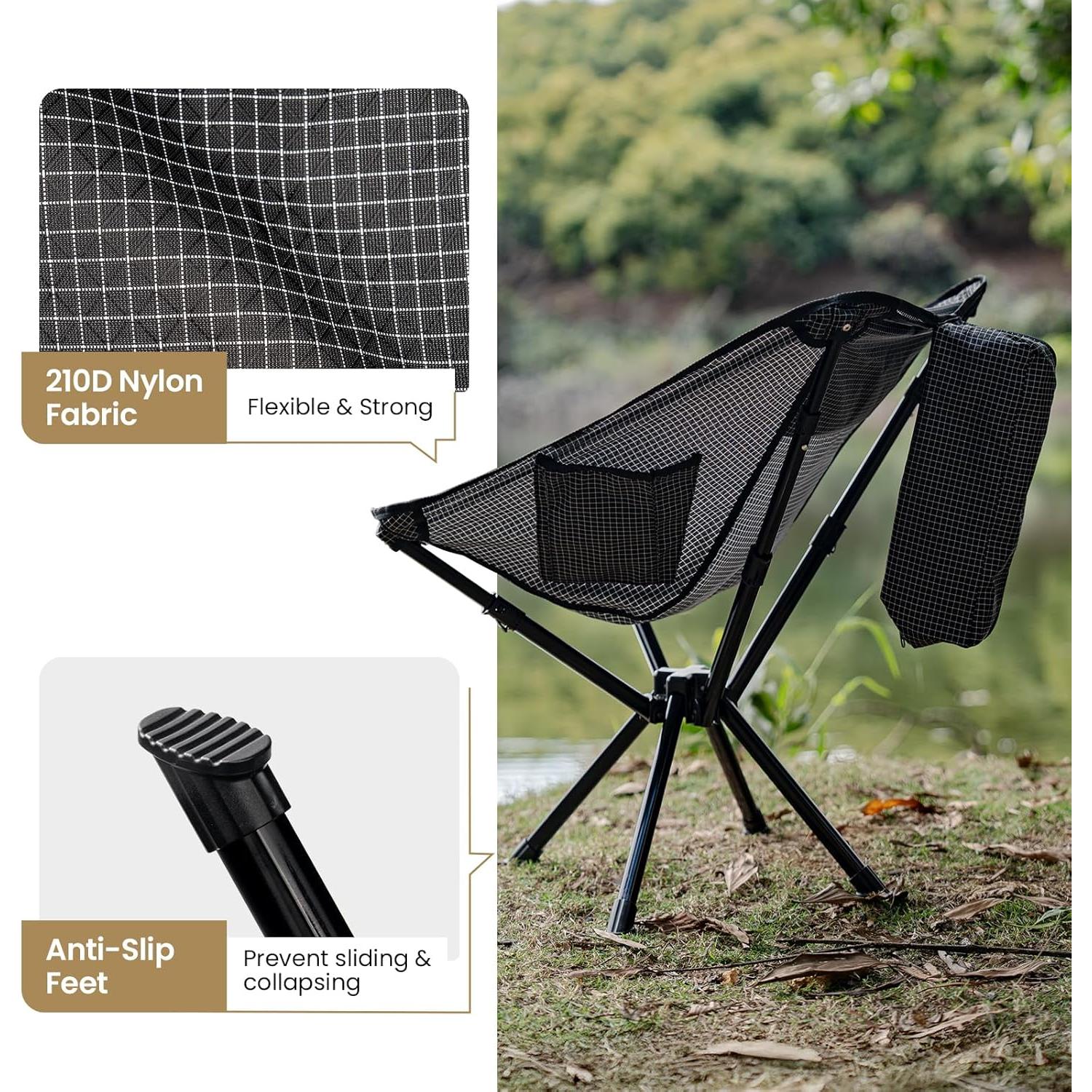 Silla de Camping Plegable OneTigris FORREST 1.18 kg 150 kg