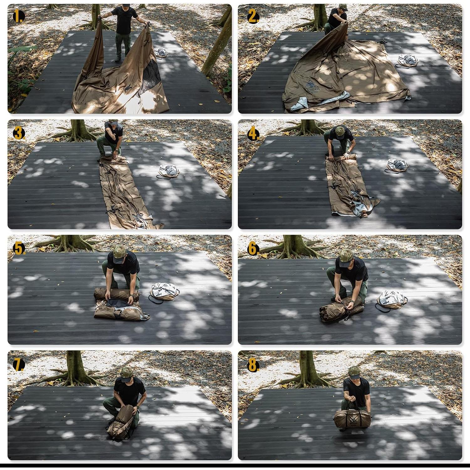 Tienda Caliente OneTigris COZSHACK para 4 Personas Impermeable