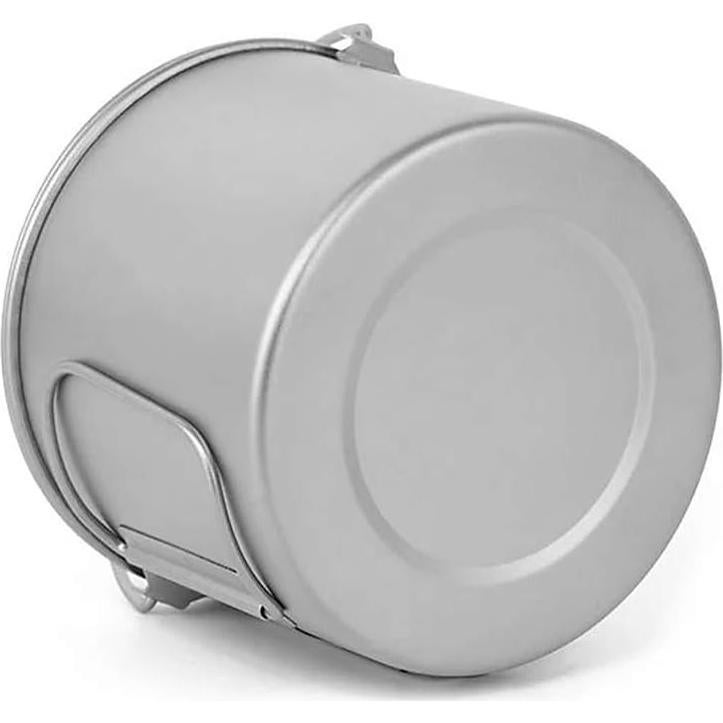Olla de Titanio Lixada 1100ml Ultraligera Plegable Camping