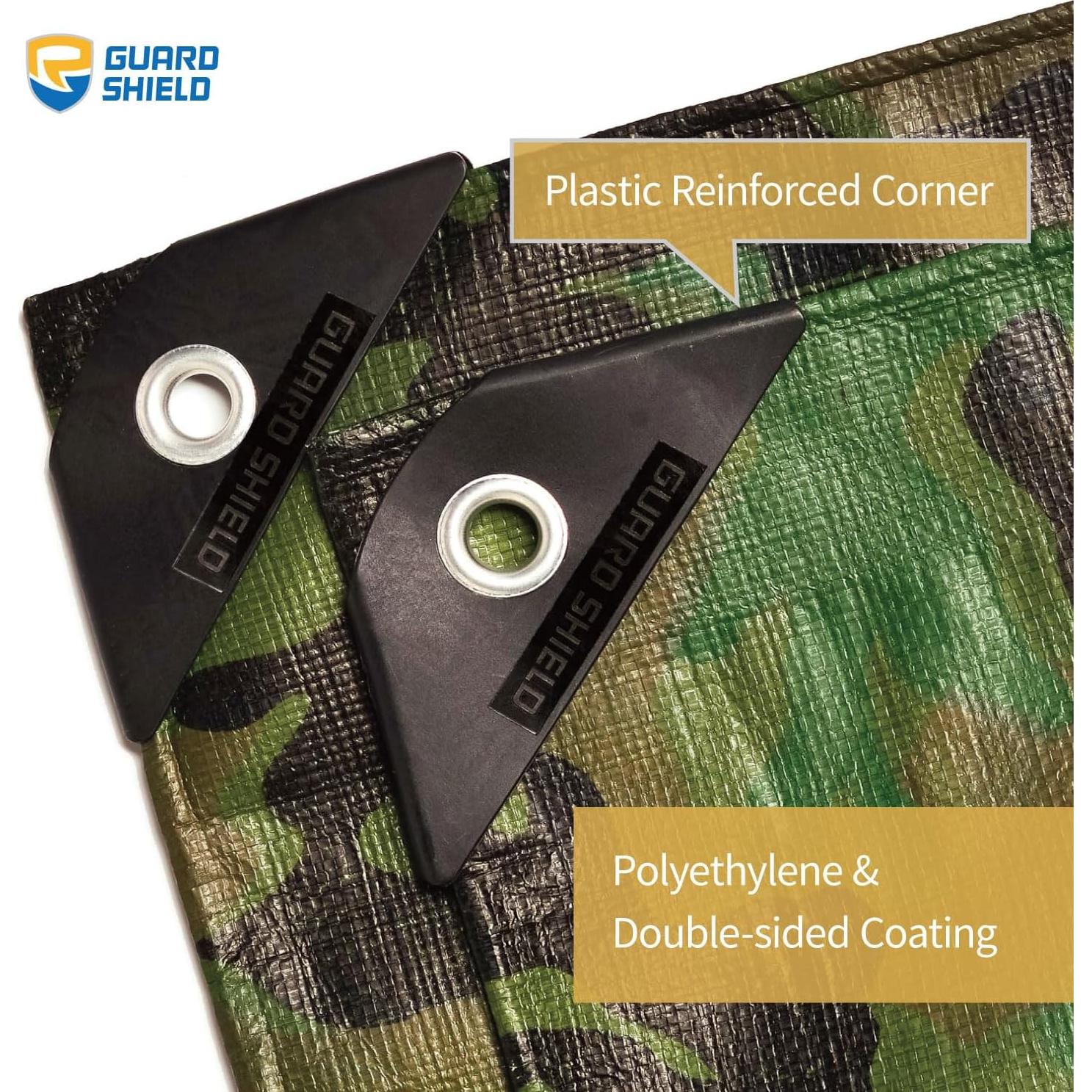 Lona Camuflaje GUARD SHIELD 6x6 Pies Resistente al Agua 10mil