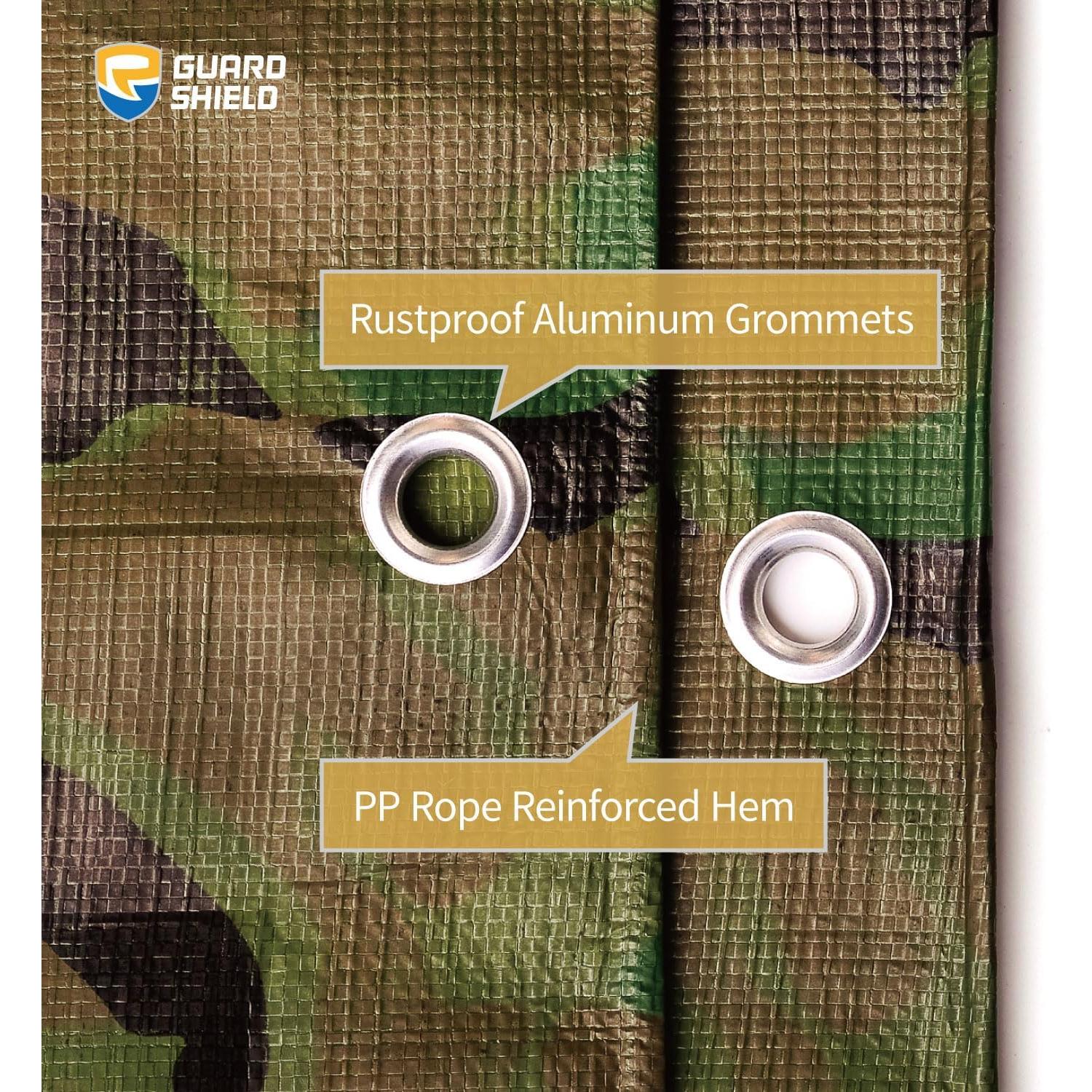 Lona Camuflaje GUARD SHIELD 6x6 Pies Resistente al Agua 10mil