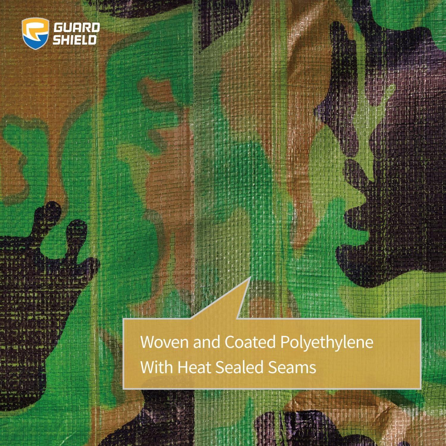 Lona Camuflaje GUARD SHIELD 6x6 Pies Resistente al Agua 10mil