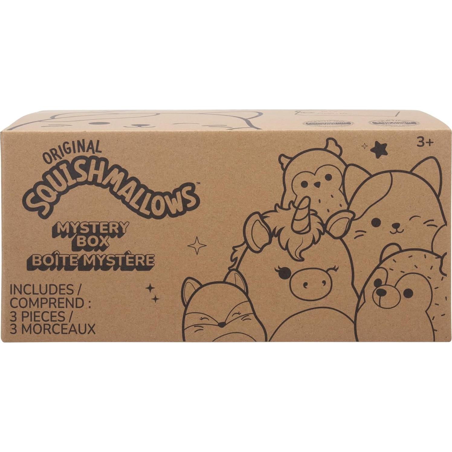 Squishmallows Kellytoy Paquete Sorpresa 3 Peluches 20cm