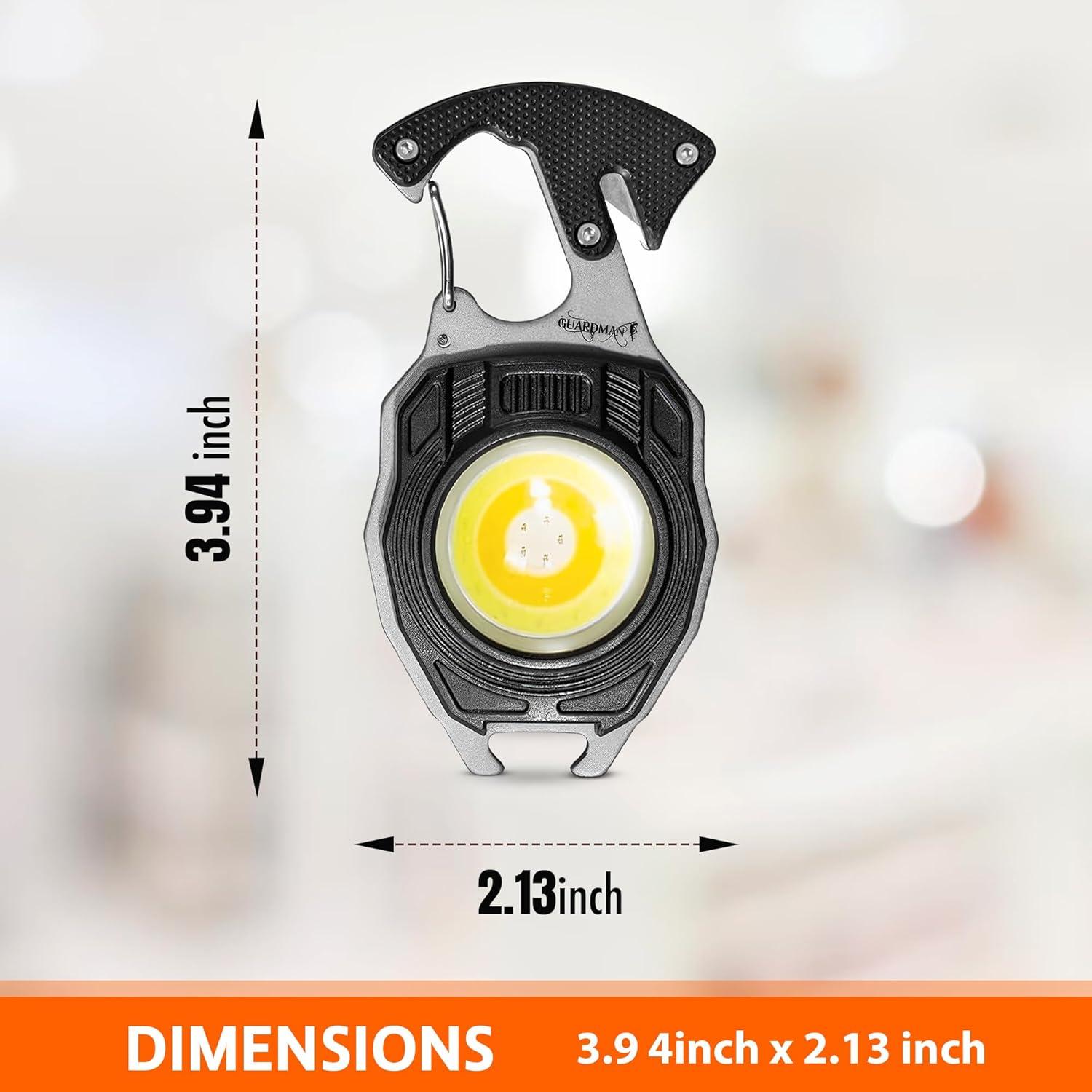 Herramienta de Supervivencia GUARDMAN con Linterna LED 800 Lúmenes