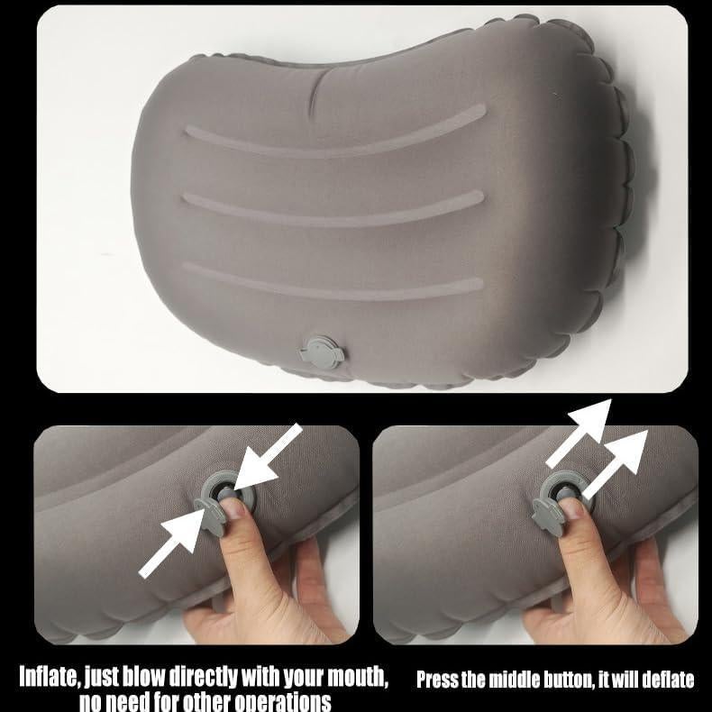 Almohada Inflable KVNTOOLS Compacta y Ergonómica 2pcs