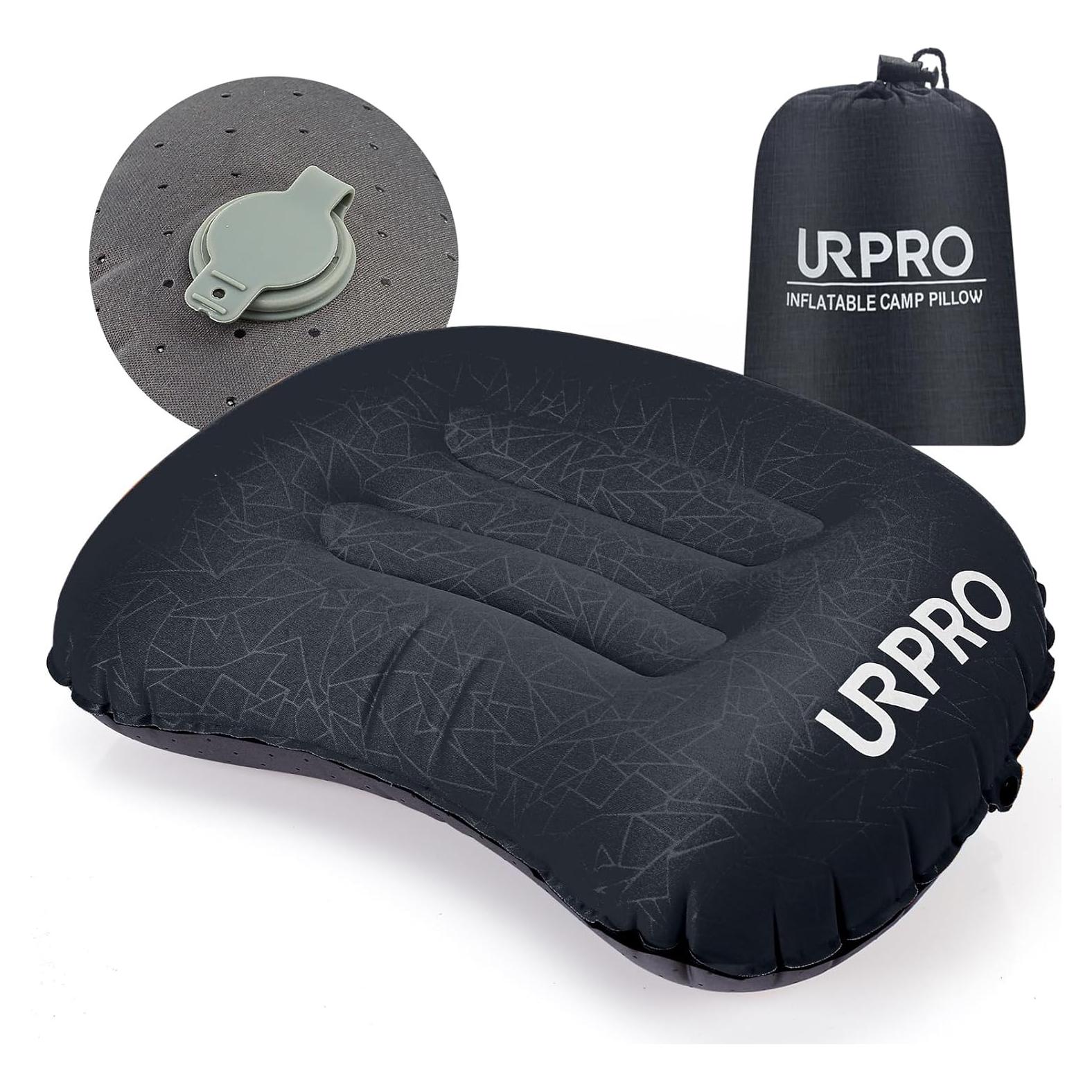 Almohada Inflable Ultraligera URPRO para Camping y Viaje
