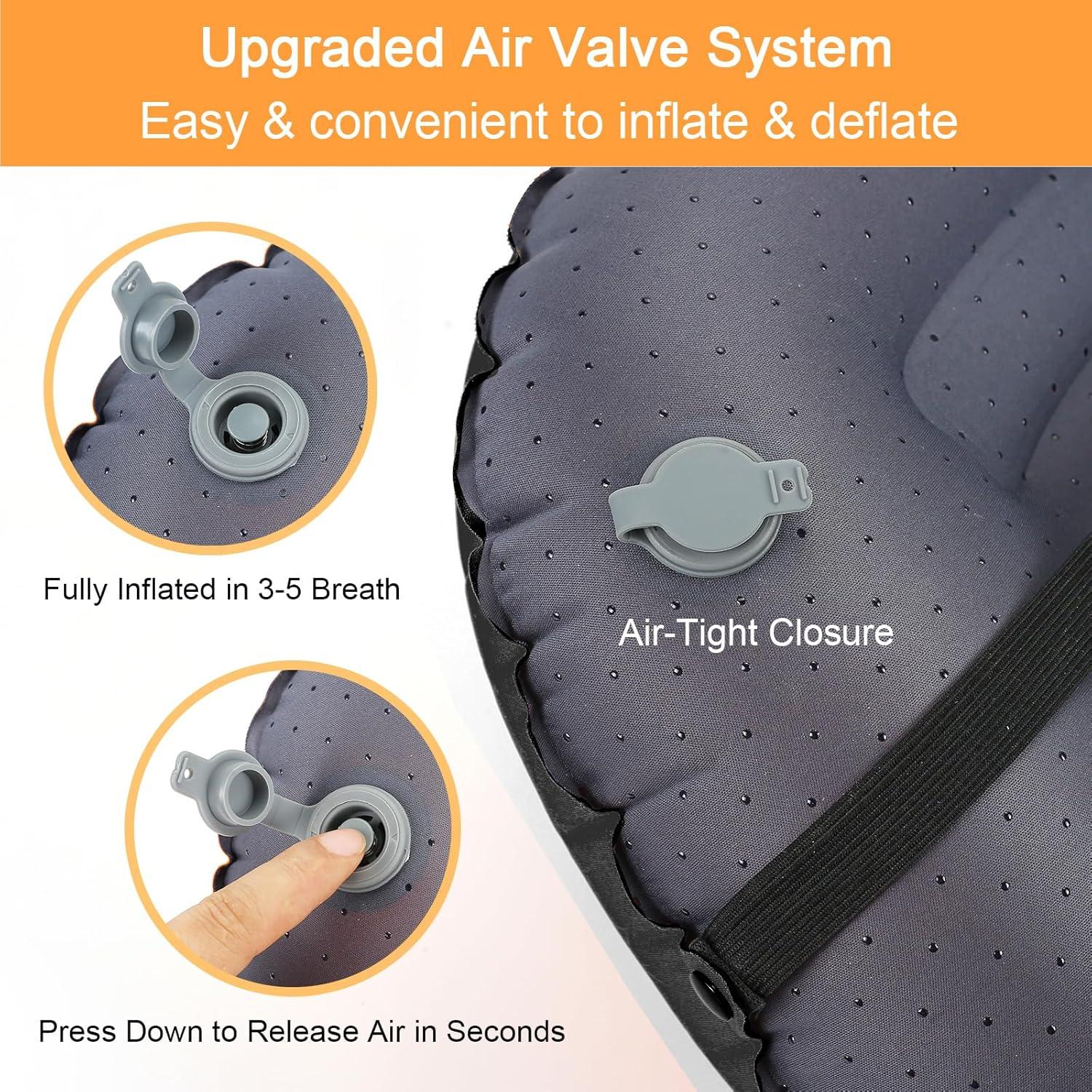 Almohada Inflable Ultraligera URPRO para Camping y Viaje