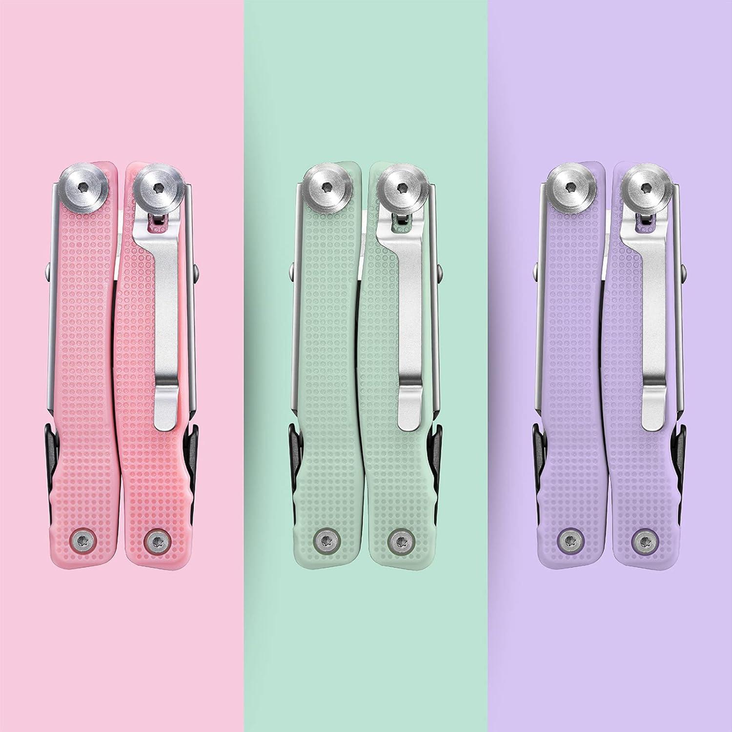 Multiherramienta FantastiCAR 14 en 1 Púrpura - Alicates, Cuchillo y Más