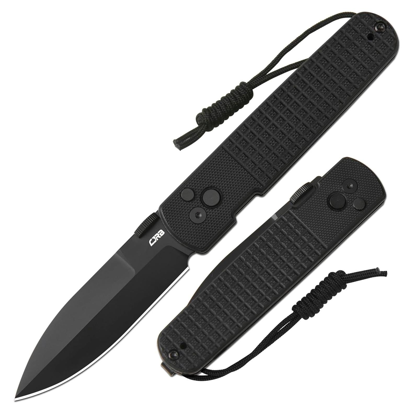 Cuchillo de Bolsillo CJRB Locust G10 Negro 8cm Hoja AR-RPM9