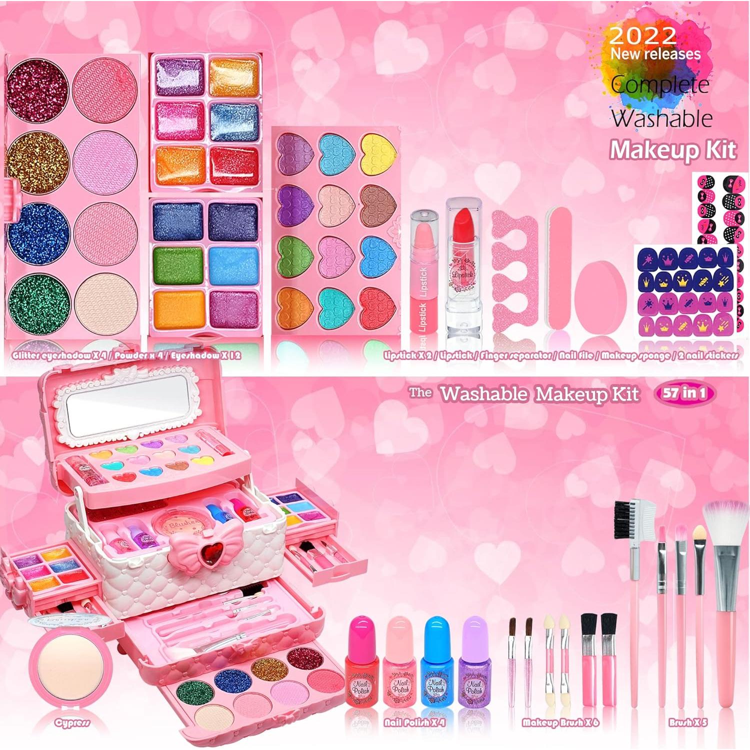 Kit de Maquillaje Lavable ROKKES para Niñas 4-12 Años