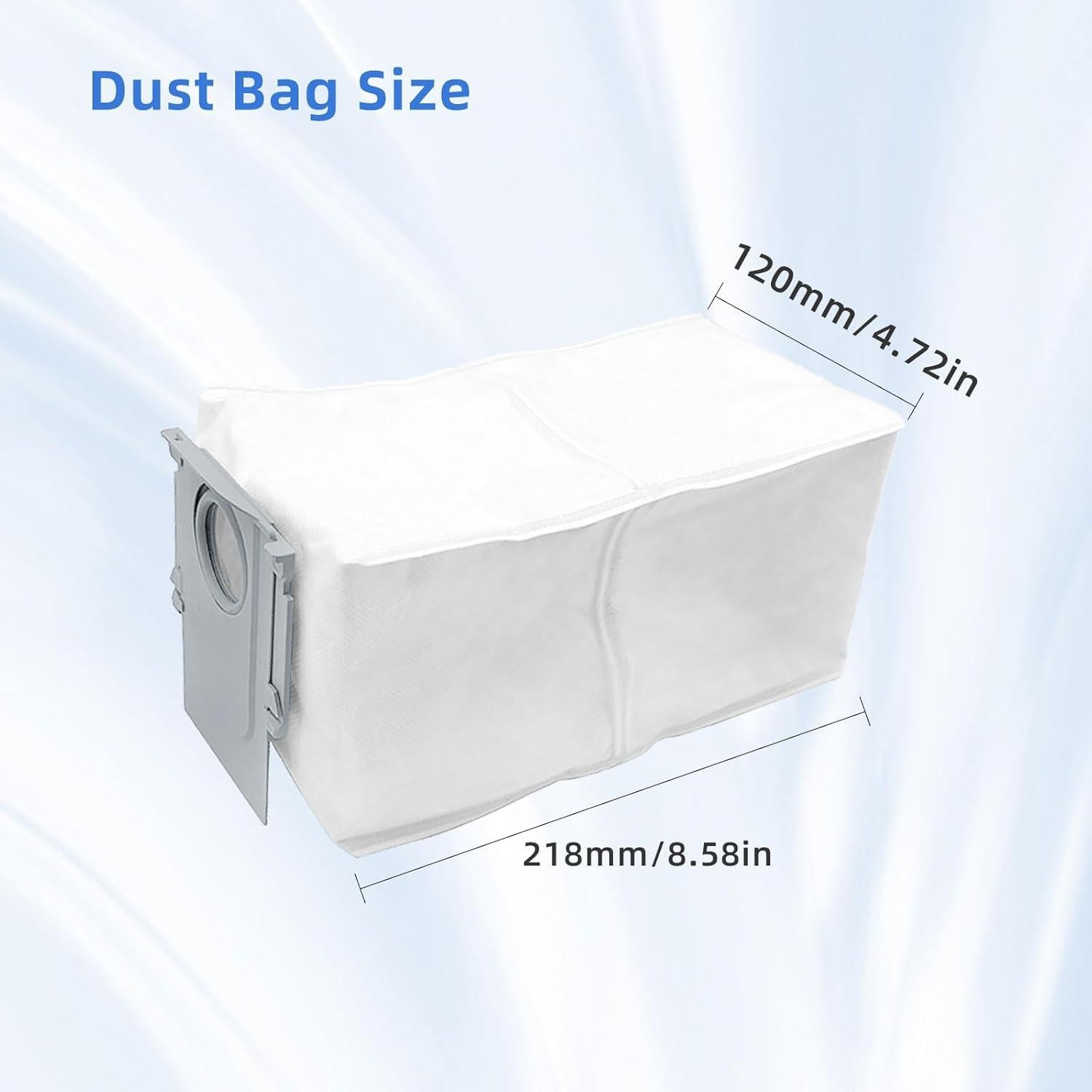 16 Bolsas de Polvo Compatibles para Roborock Qrevo y S8 Max