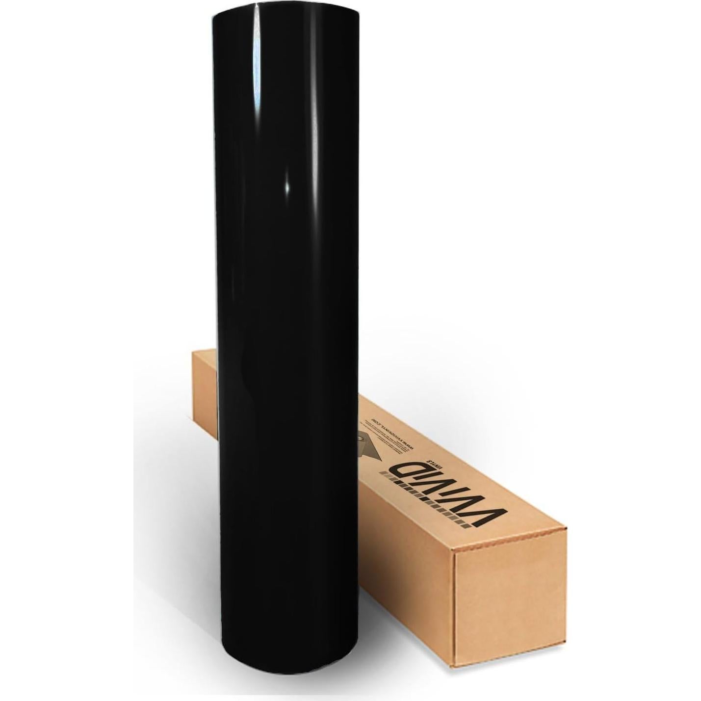 Vinilo Adhesivo VViViD Gloss Negro 15cm x 152cm Liberación Aire