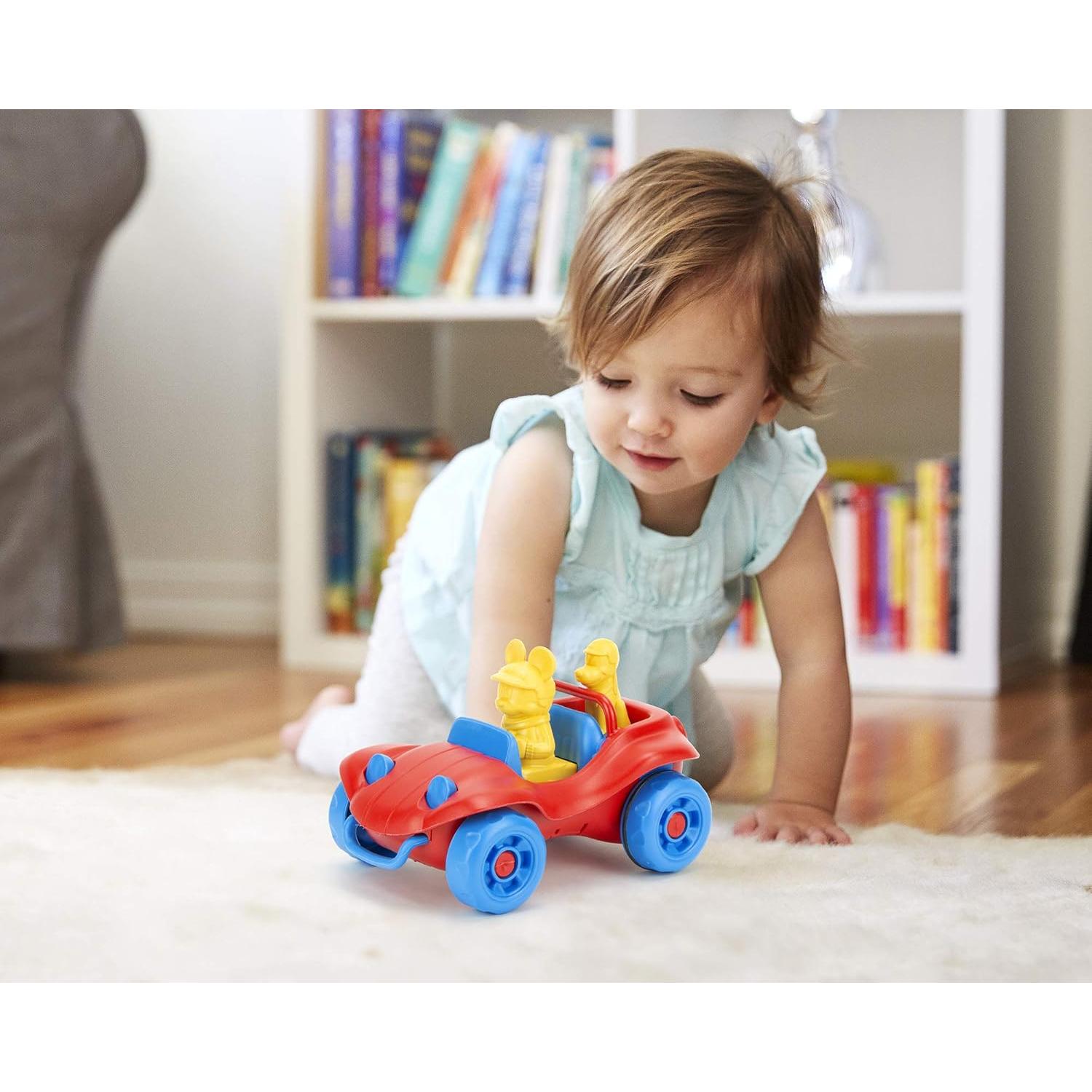 Juguete de Empuje Mickey Mouse Green Toys - Vehículo Seguro para Niños