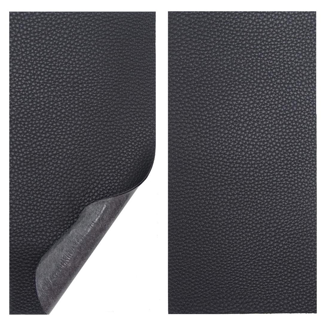 Kit de Reparación de Cuero Vowcarol 2 Piezas Negro para Sofás y Coches