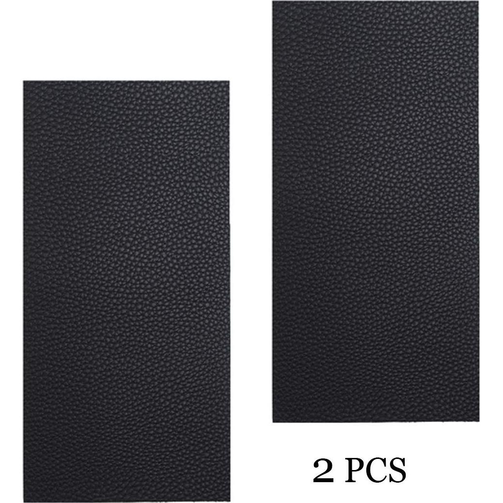 Kit de Reparación de Cuero Vowcarol 2 Piezas Negro para Sofás y Coches