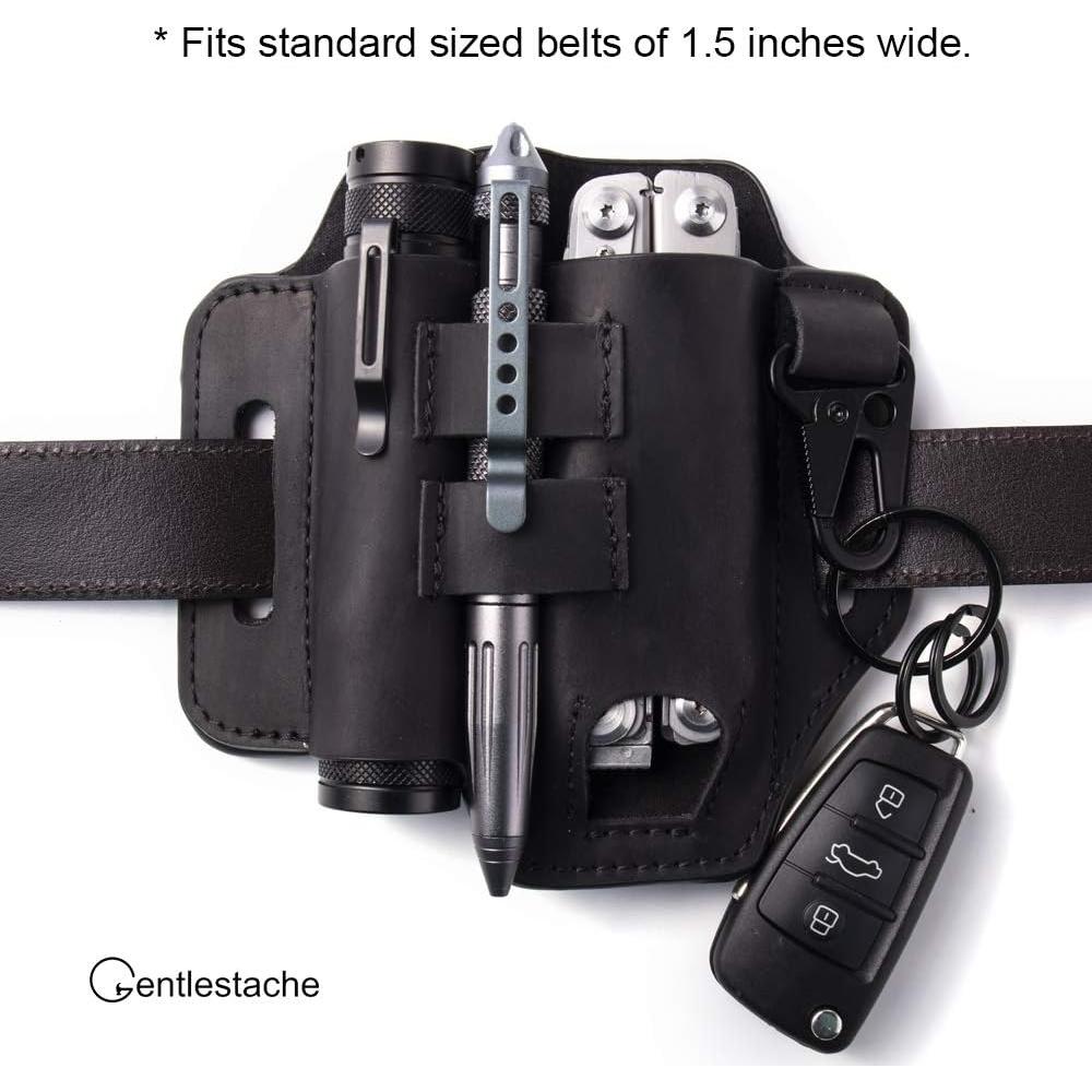 Funda de Cinturón Multiherramienta Gentlestache de Cuero EDC