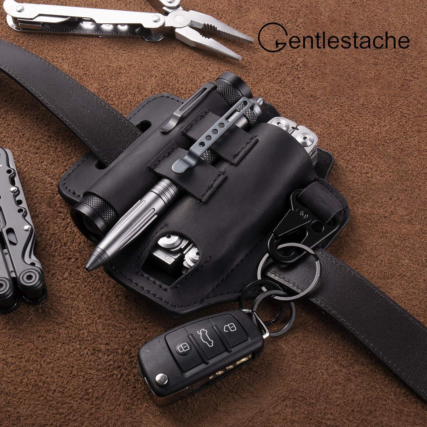 Funda de Cinturón Multiherramienta Gentlestache de Cuero EDC