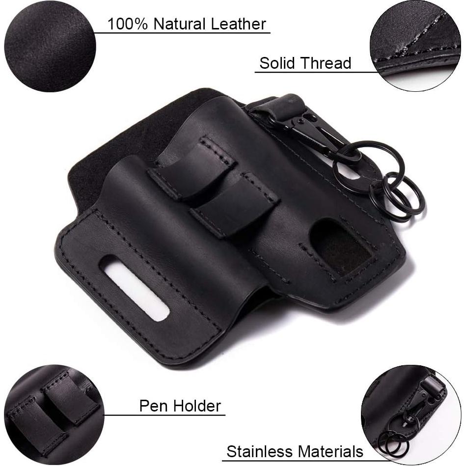 Funda de Cinturón Multiherramienta Gentlestache de Cuero EDC