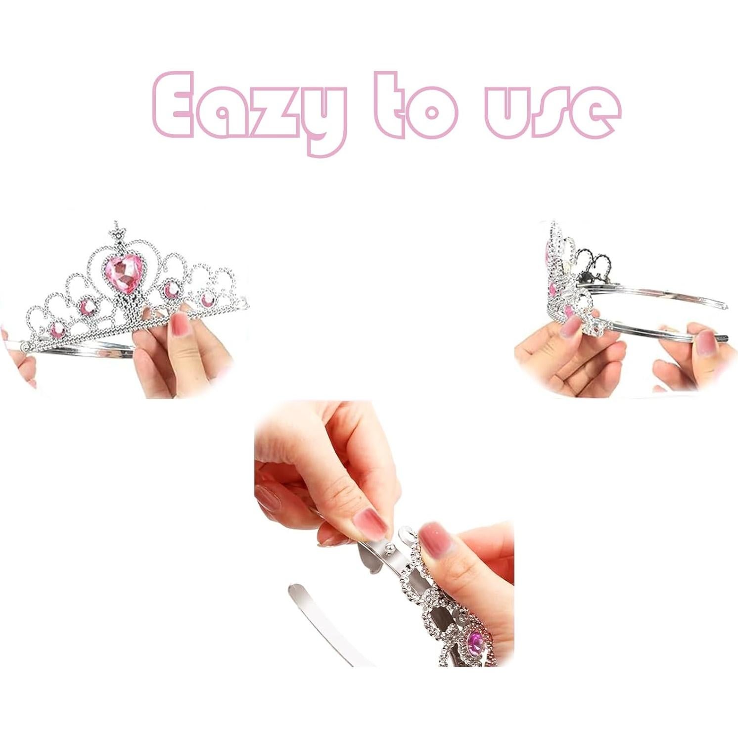 Conjunto de Disfraces de Princesa 60 Pcs SWIT - Joyería y Accesorios