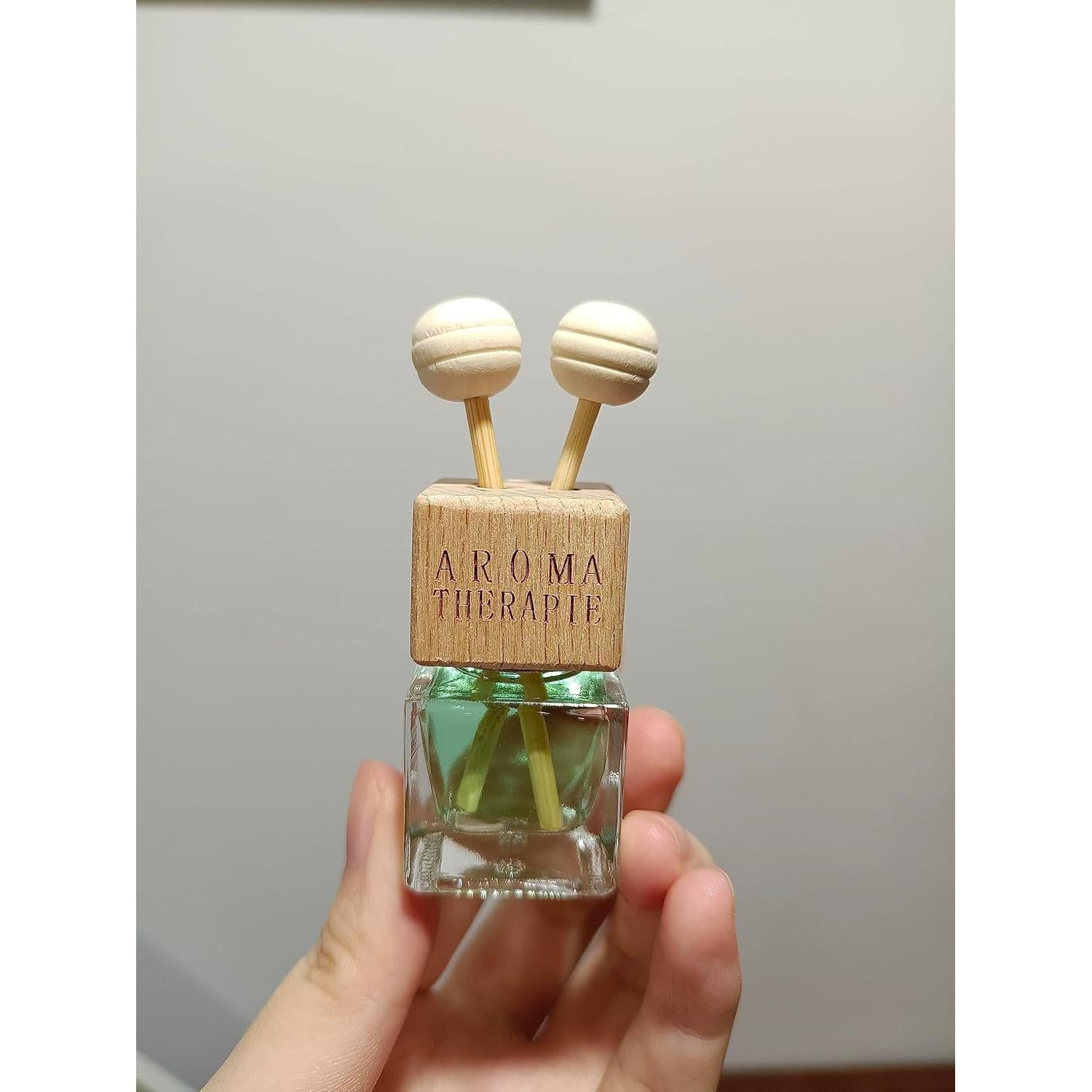 5 Paquetes Ambientador de Auto Clip Ventilación 8ml Vidrio