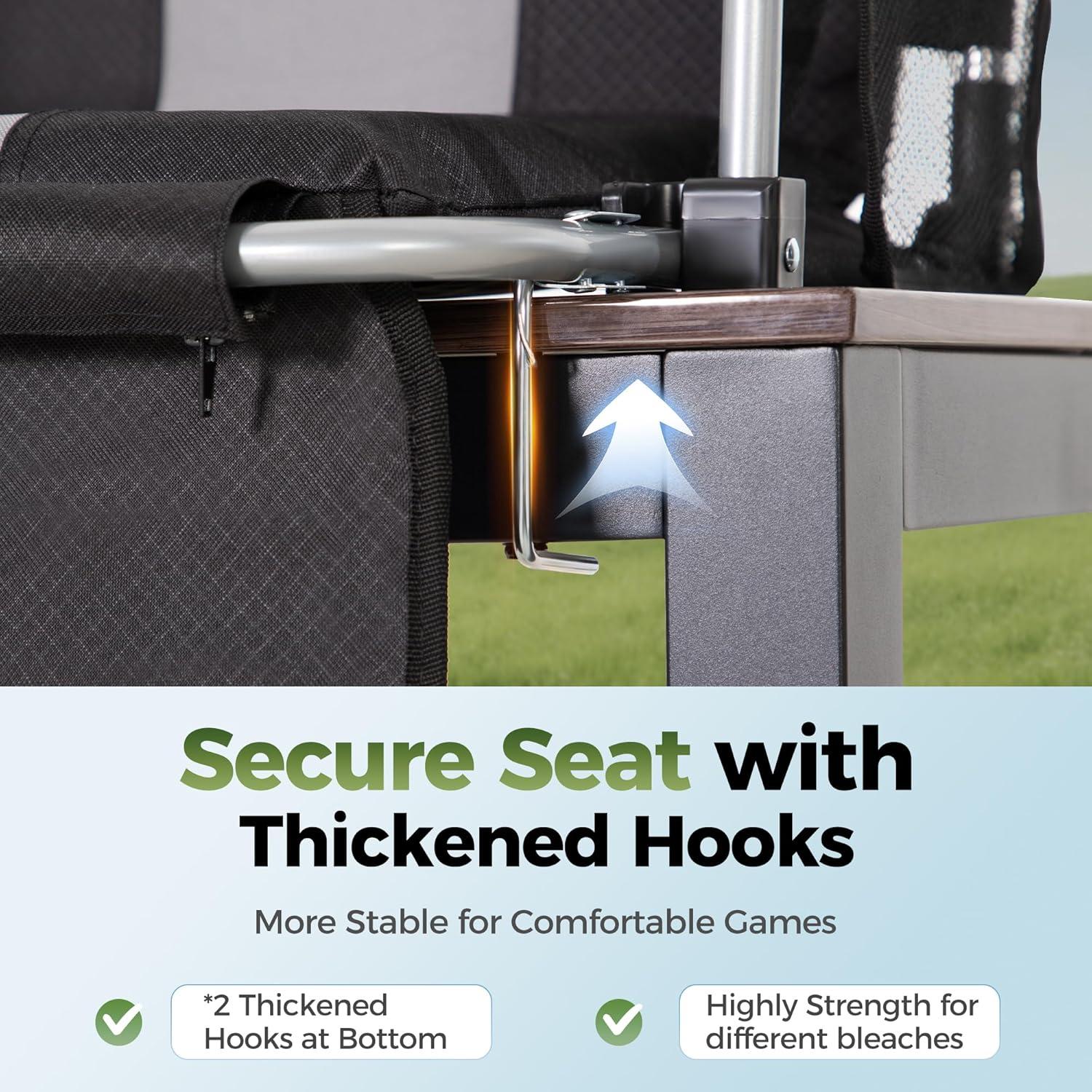 Silla de Estadio ALPHA CAMP con Respaldo y Reposabrazos