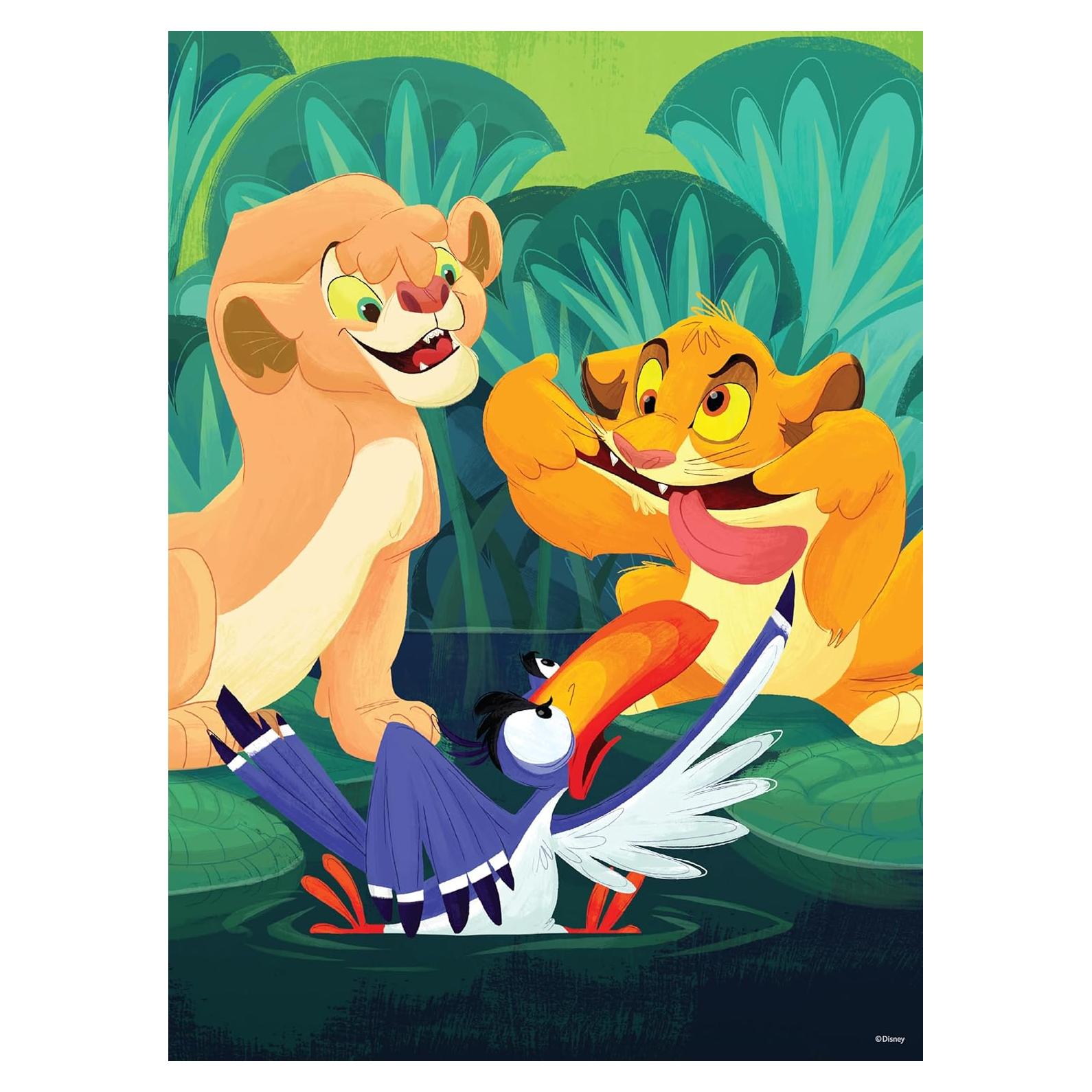 Rompecabezas Ceaco 100 Piezas El Rey León Brilla en la Oscuridad